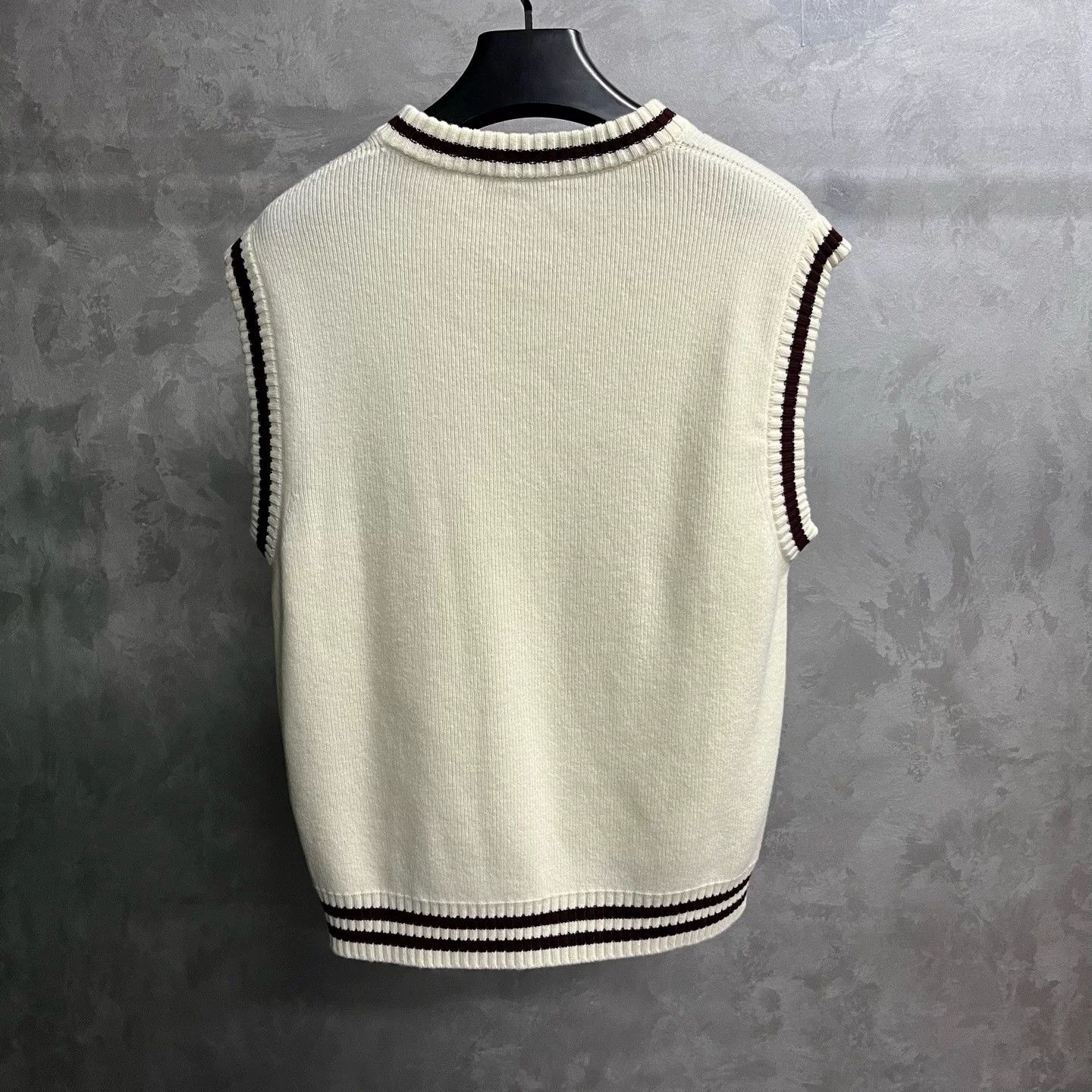 Louis Vuitton Louis Vuitton White Cotton Wool Vest Size US M / EU 48-50 / 2 - 5 Thumbnail