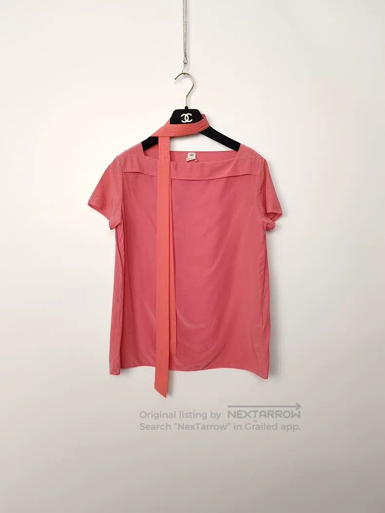 Hermes Hermes Women's Silk Short Sleeve Size XXS / US 00 / IT 34 - 1 Thumbnail