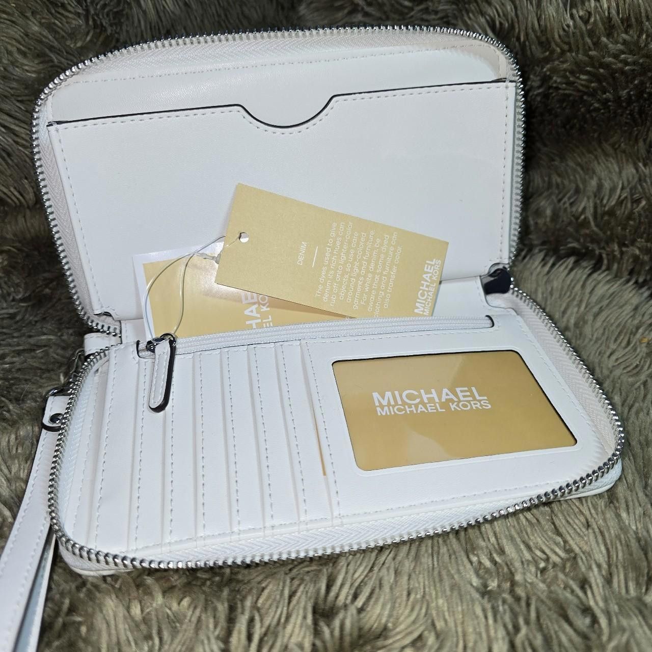 Michael Kors Jet Set Large Washed Denim Smartphone Wristlet Size ONE SIZE - 6 Thumbnail