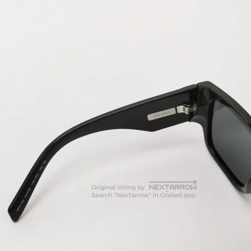 Prada Prada Triangle Logo Frame Sunglasses. Size ONE SIZE - 7 Thumbnail