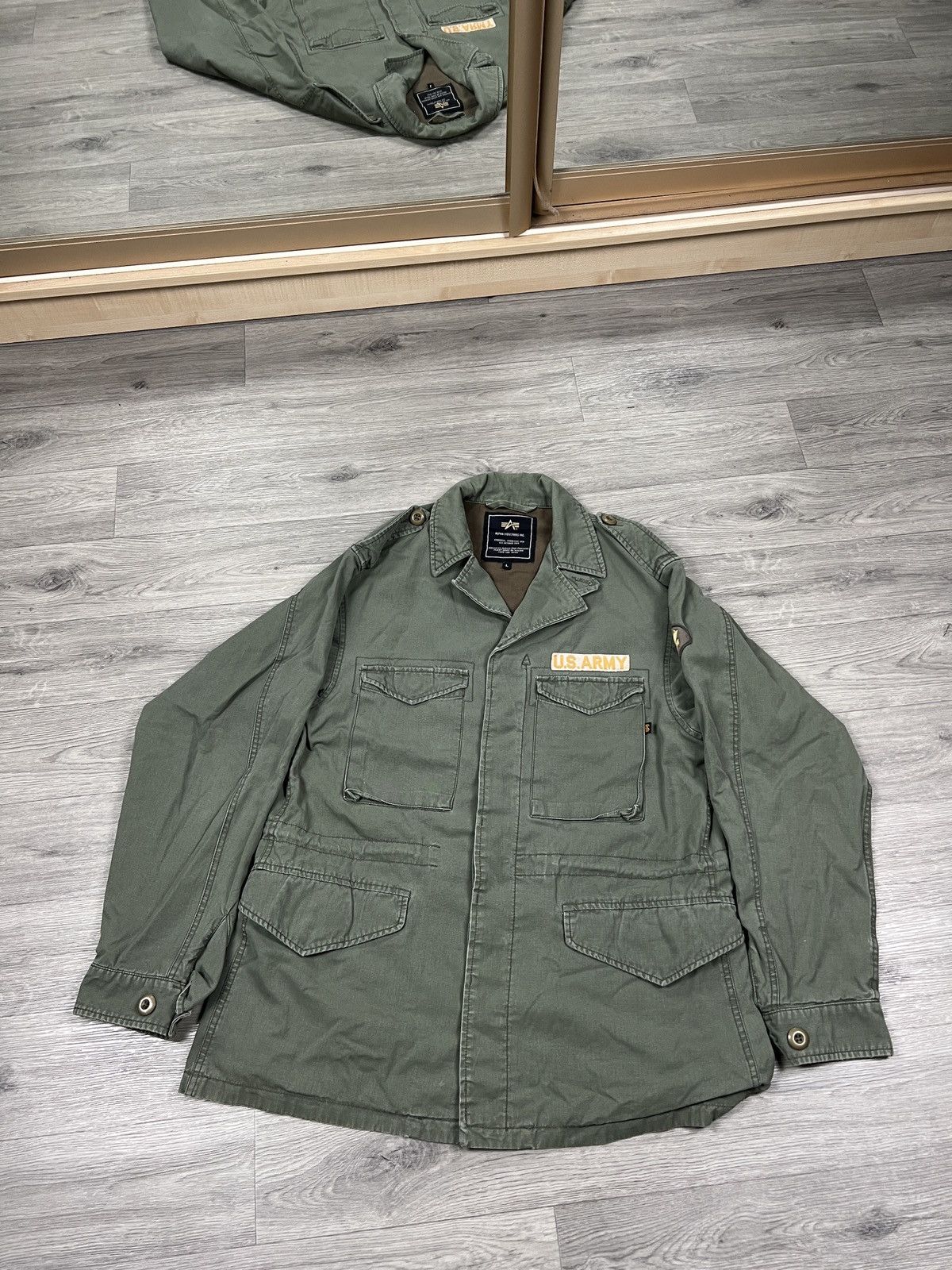 Alpha Industries Vintage Alpha Industries M65 Field Jacket Mens Army Military Size US L / EU 52-54 / 3 - 1 Thumbnail