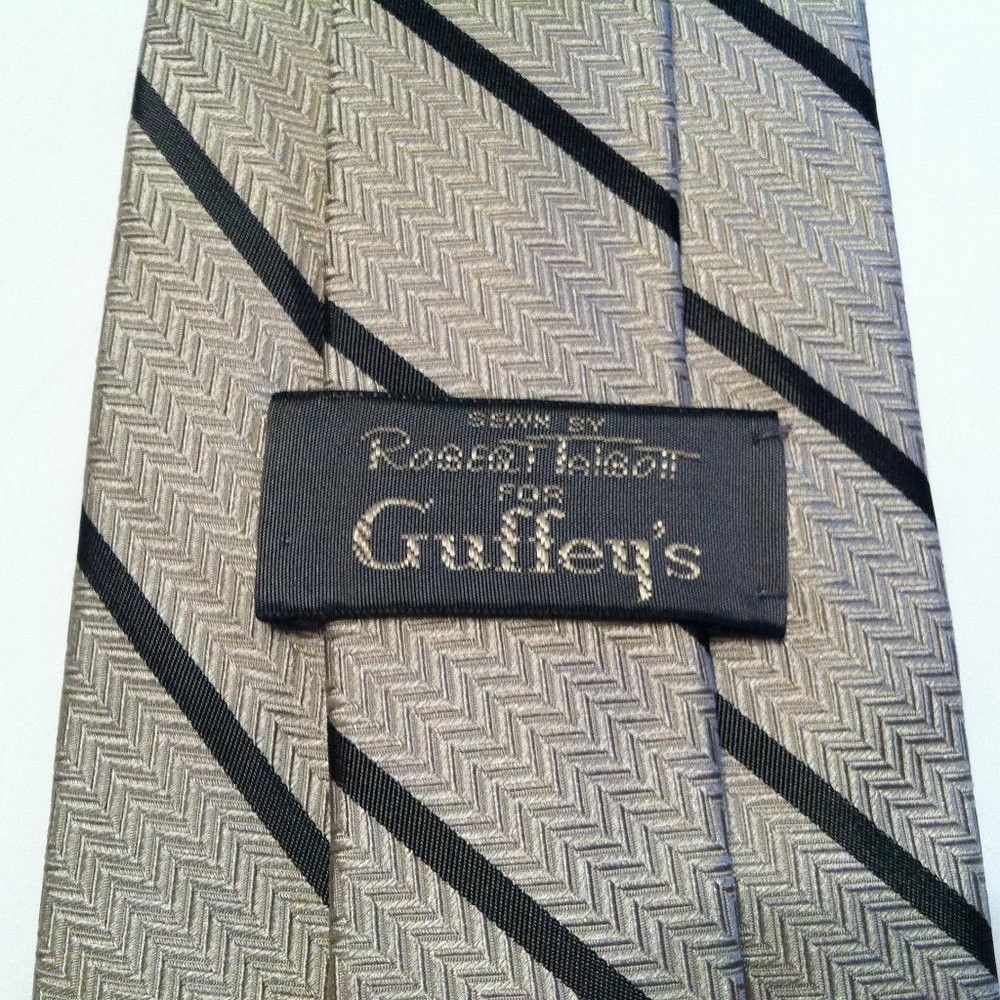 Robert Talbott ROBERT TALBOTT FOR GUFFEY'S MENS NEW SILK TIE WIDTH: 3 3/4" Size ONE SIZE - 4 Thumbnail
