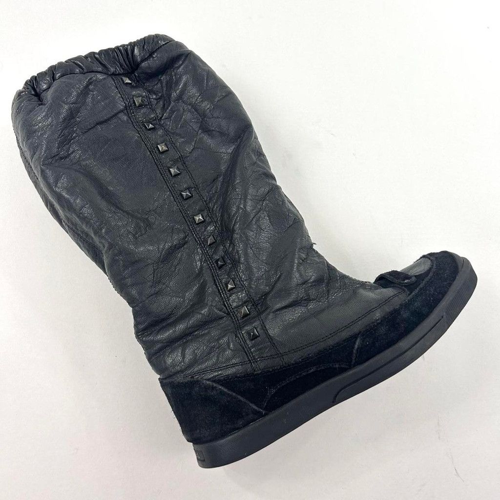 Diesel rare Diesel black genuine leather studded boots Size US 8.5 / IT 38.5 - 8 Thumbnail