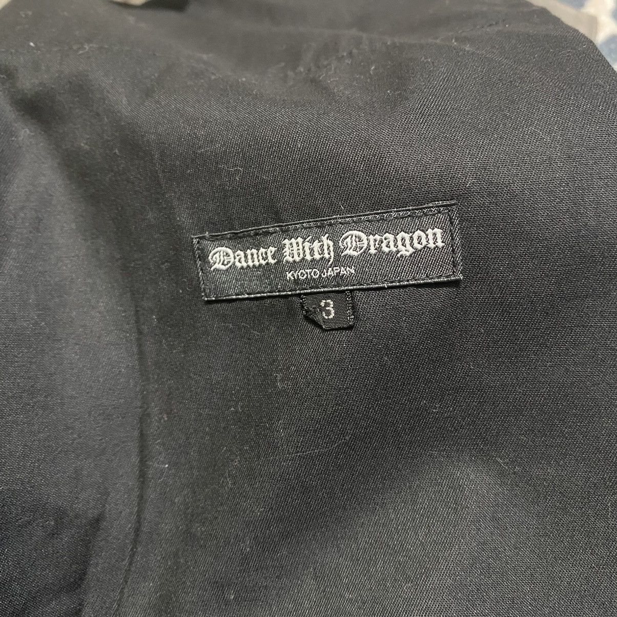 Japanese Brand DANCE WITH DRAGON Denim Shine Skull Embroidery Jeans Size US 34 / EU 50 - 20 Thumbnail