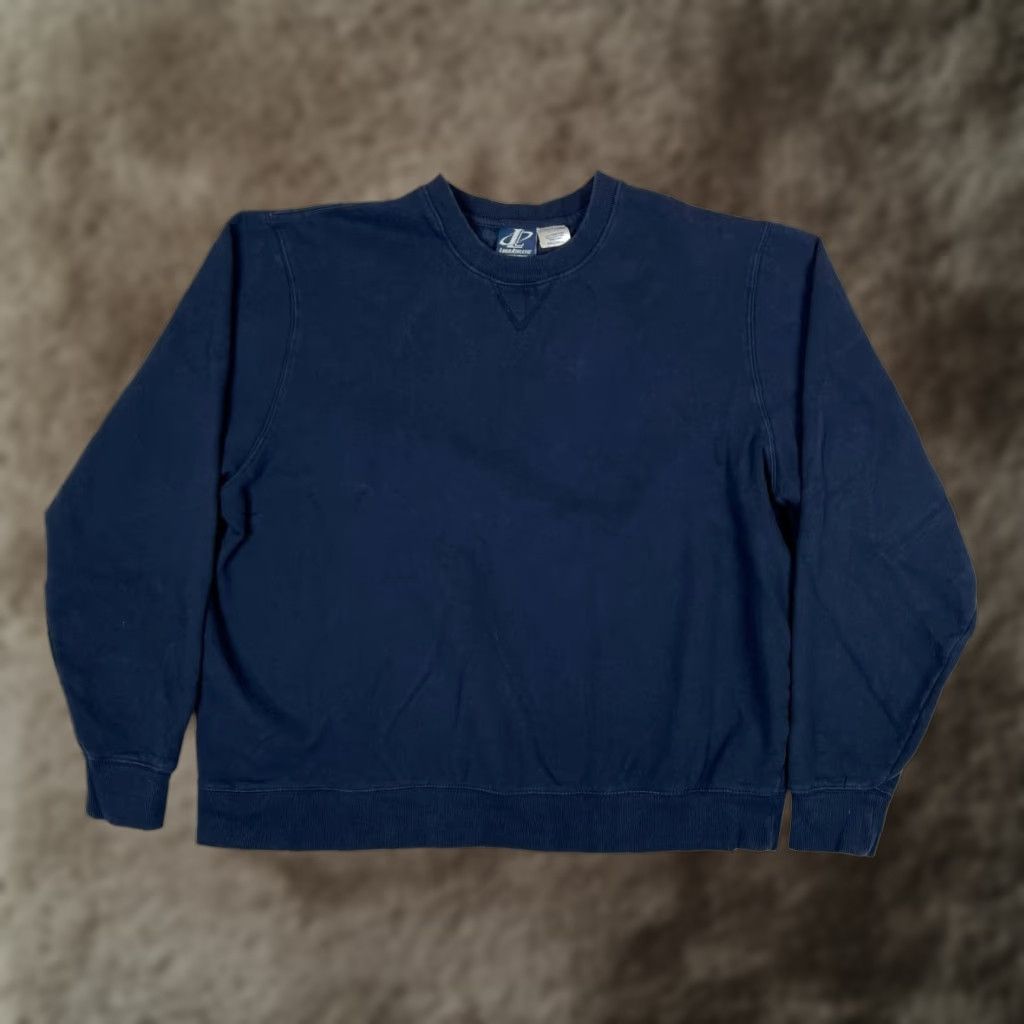 Logo Athletic VINTAGE Logo Athletic Sweatshirt Mens 2XL Navy Blue Crewneck Pullover 90s Classic Vintage Style Shirts Size US XXL / EU 58 / 5 - 1 Thumbnail