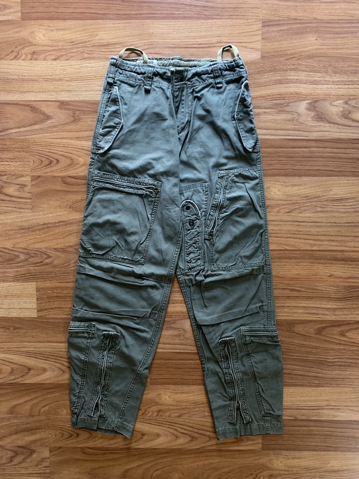 Abercrombie & Fitch × Vintage Vintage Abercrombie Military Cargo Pants Size US 28 / EU 44 - 1 Thumbnail