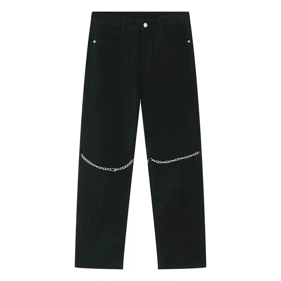 Japanese Brand Retro loose straight leg high street zipper jeans Size US 32 / EU 48 - 5 Thumbnail