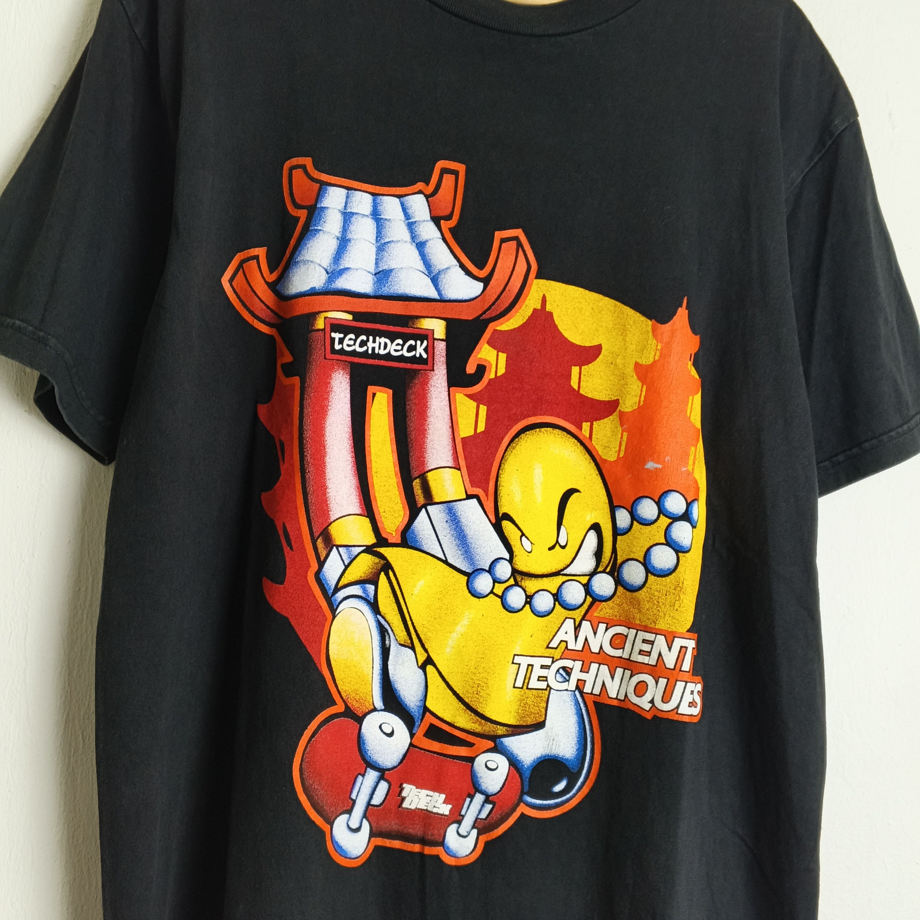 Independent Truck Co. Vintage 90s Skate Techdeck Ancient T-Shirt Size US L / EU 52-54 / 3 - 3 Thumbnail