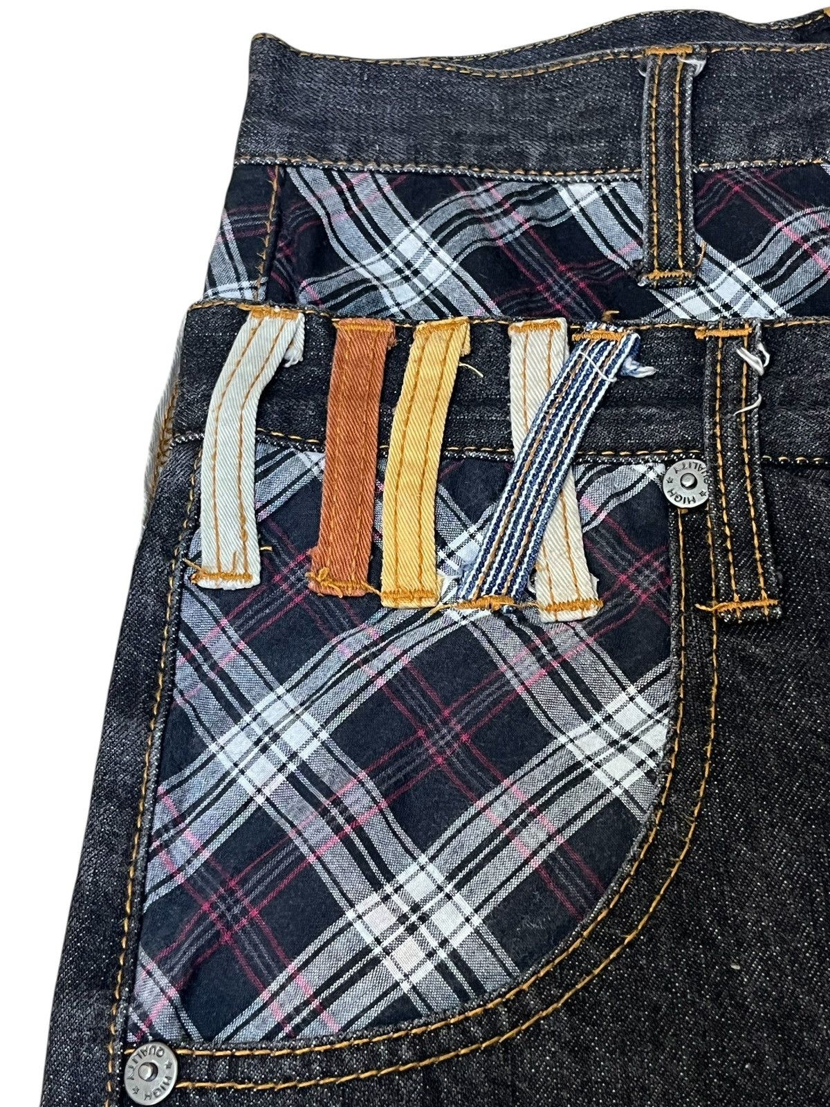 Le Grande Bleu (L.G.B.) SICK🔥JAPANESE BRAND "NYLAUS JEANS" DOUBLE WAIST JEANS/DENIM Size US 28 / EU 44 - 8 Thumbnail