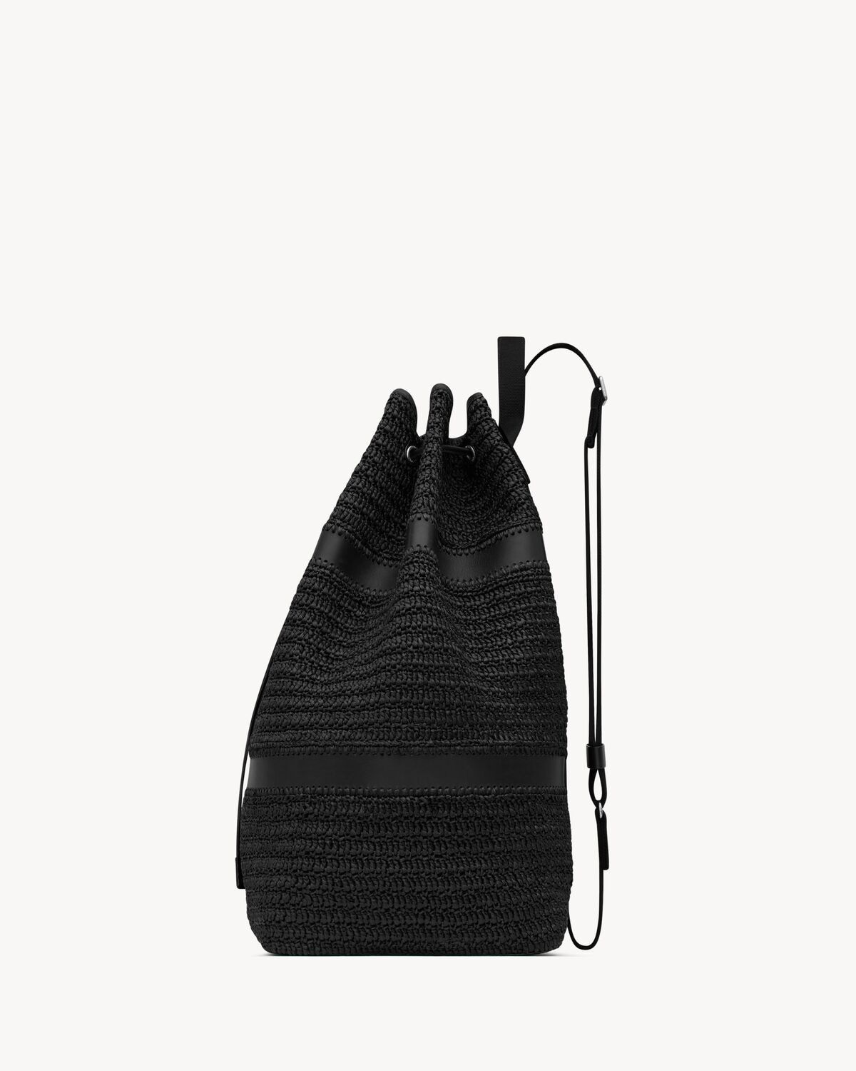 Saint Laurent Paris o1bcso1str1225 Size: OS/Rive Gauche Sling Bag in Black Size ONE SIZE - 4 Thumbnail