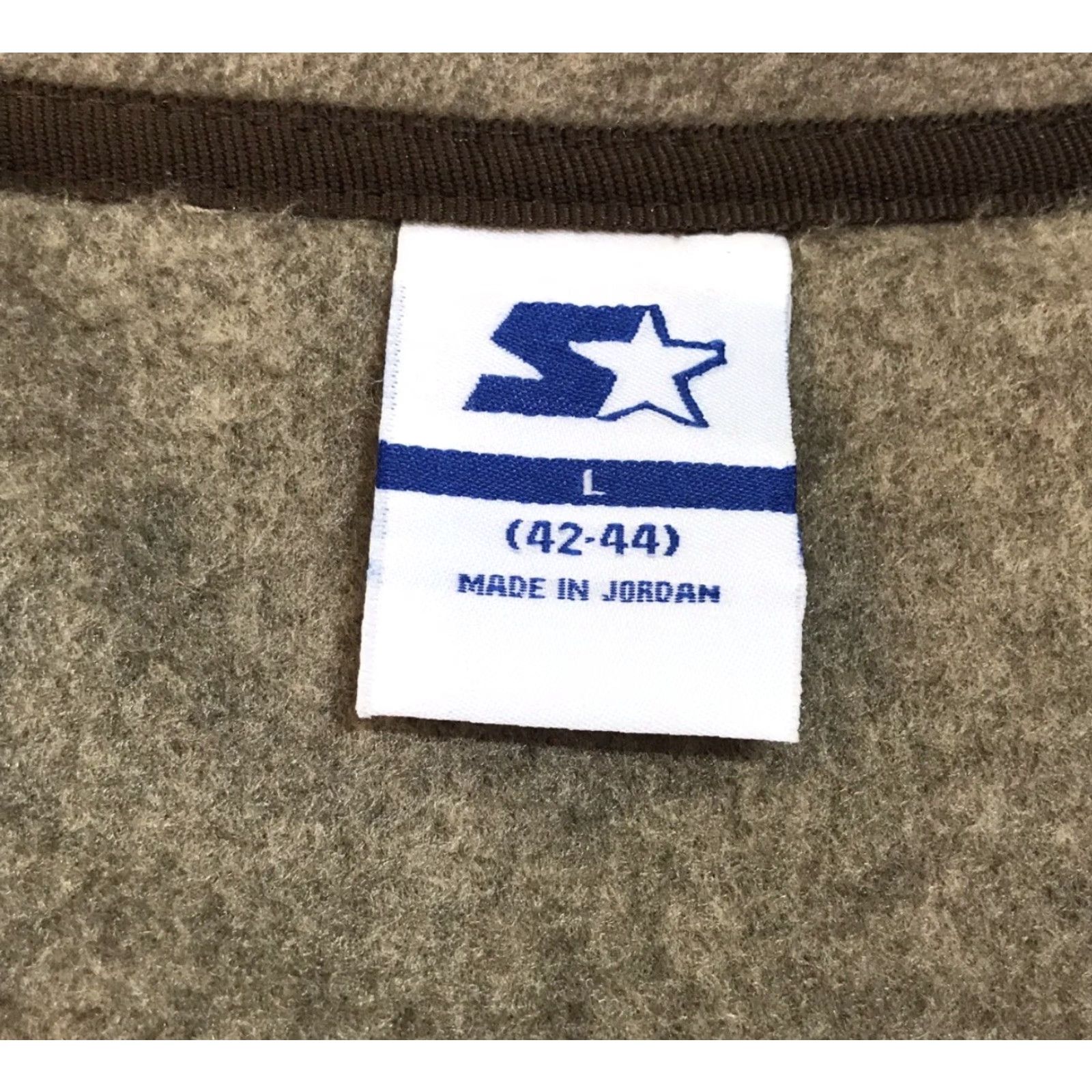 Starter VINTAGE Starter Jacket L Brown Fleece Track Zip Lightweight Windbreaker Men Regular Size Size US L / EU 52-54 / 3 - 3 Thumbnail