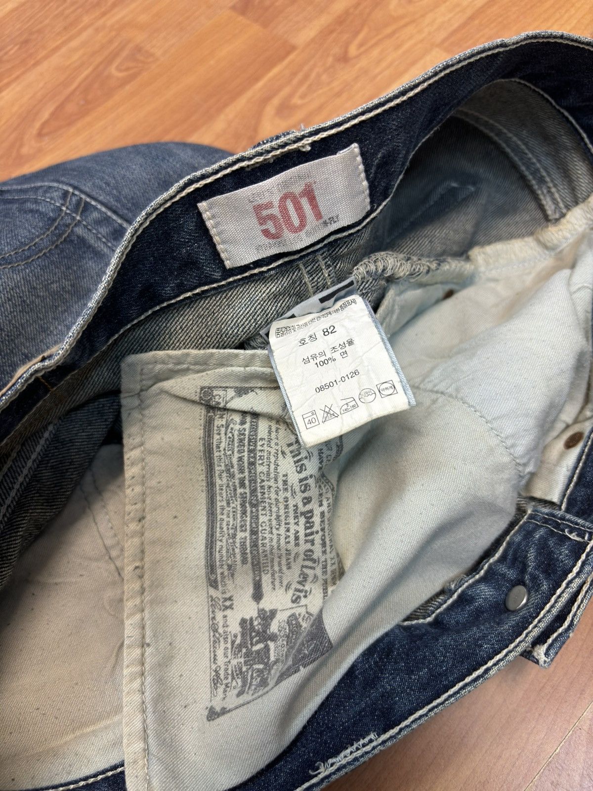 Japanese Brand × Levi's Crazy Pocket Levis Made In Korea denim Jeans Pants Japanese Size US 32 / EU 48 - 8 Thumbnail