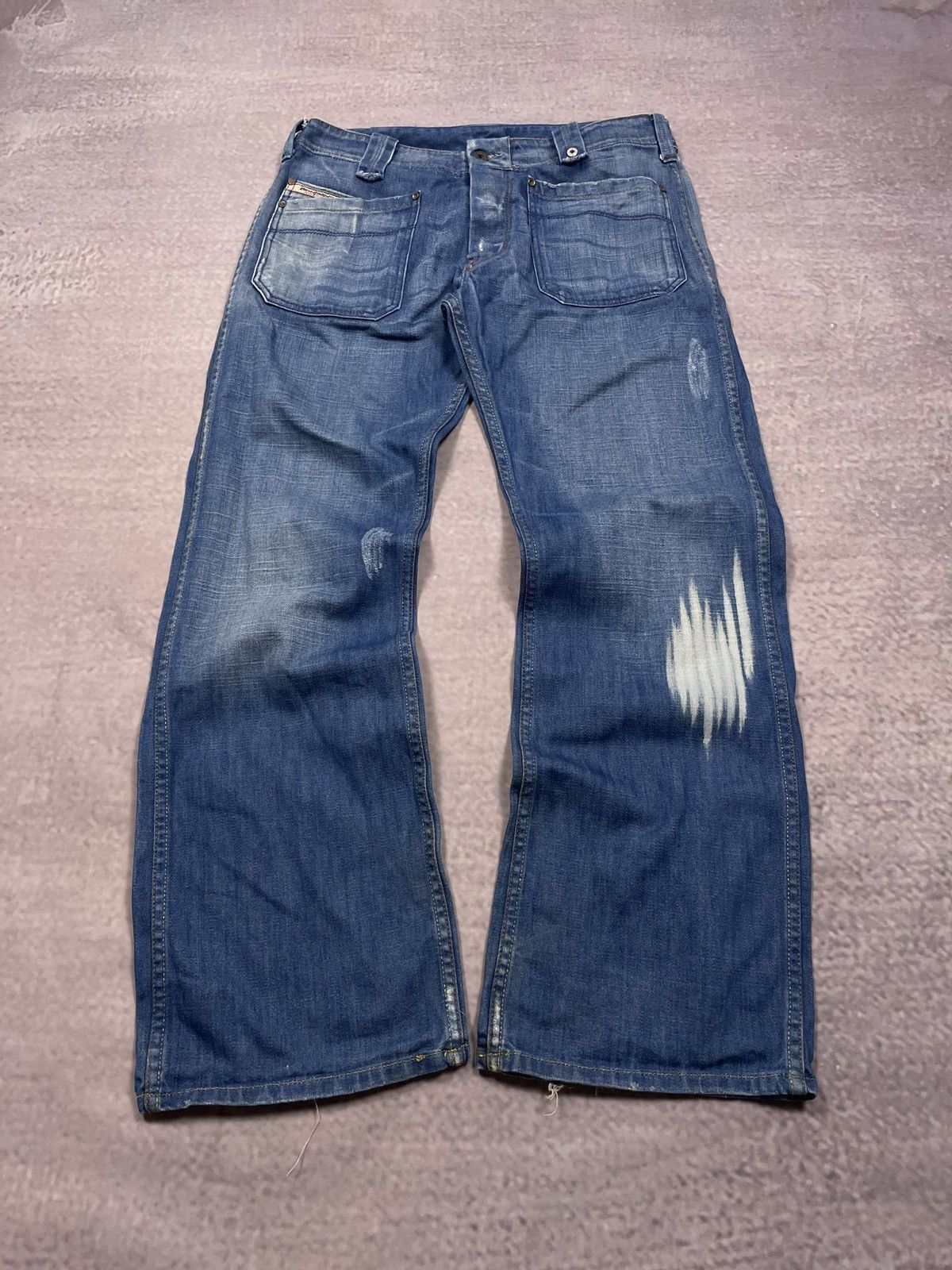 Japanese Brand Vintage Y2K LGB IfSixWasNine Style Diesel Denim Jeans Size US 33 - 1 Thumbnail