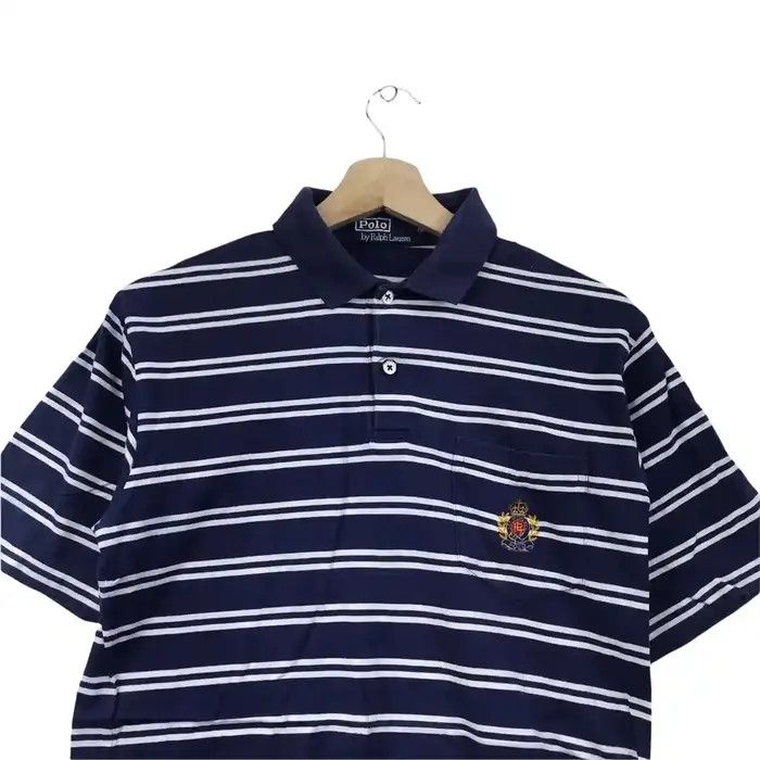 Polo Ralph Lauren Vintage 90' POLO RALPH LAUREN Crest Cookie Tee Shirt RRL Size US M / EU 48-50 / 2 - 2 Thumbnail