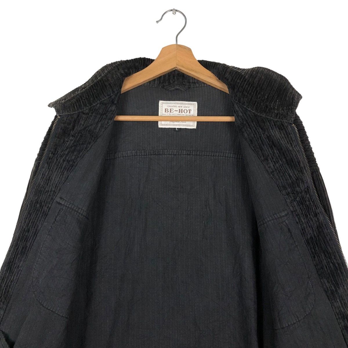 Issey Miyake 🔥Be-Hot Corduroy Zipper Jacket Chore Japan Made Size US L / EU 52-54 / 3 - 14 Thumbnail