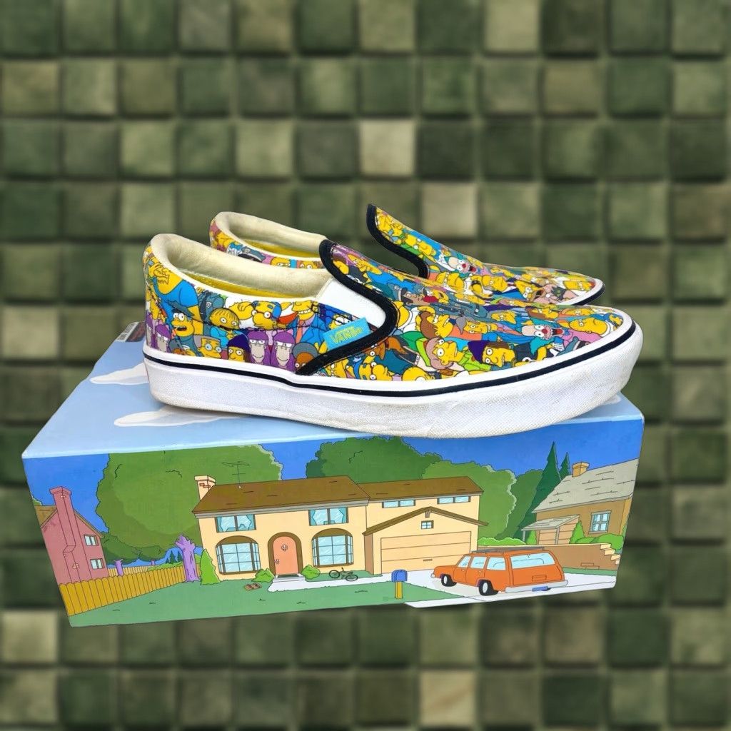 VANS Comfycush x The Simpsons Slip-On Multicolour Size M W8