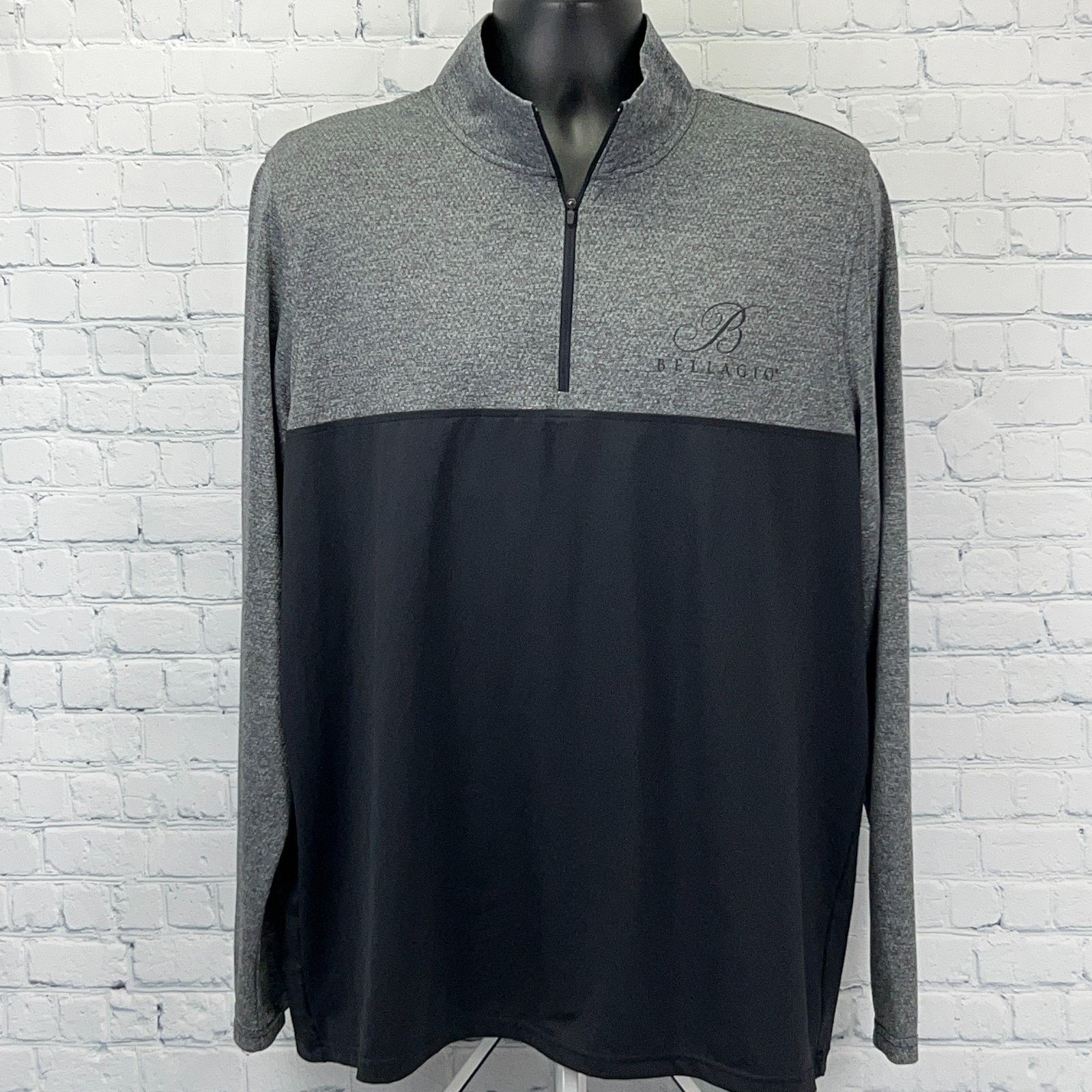 Under Armour Bellagio Casino Las Vegas 1/4 Zip Shirt Black XL Size US XL / EU 56 / 4 - 2 Thumbnail