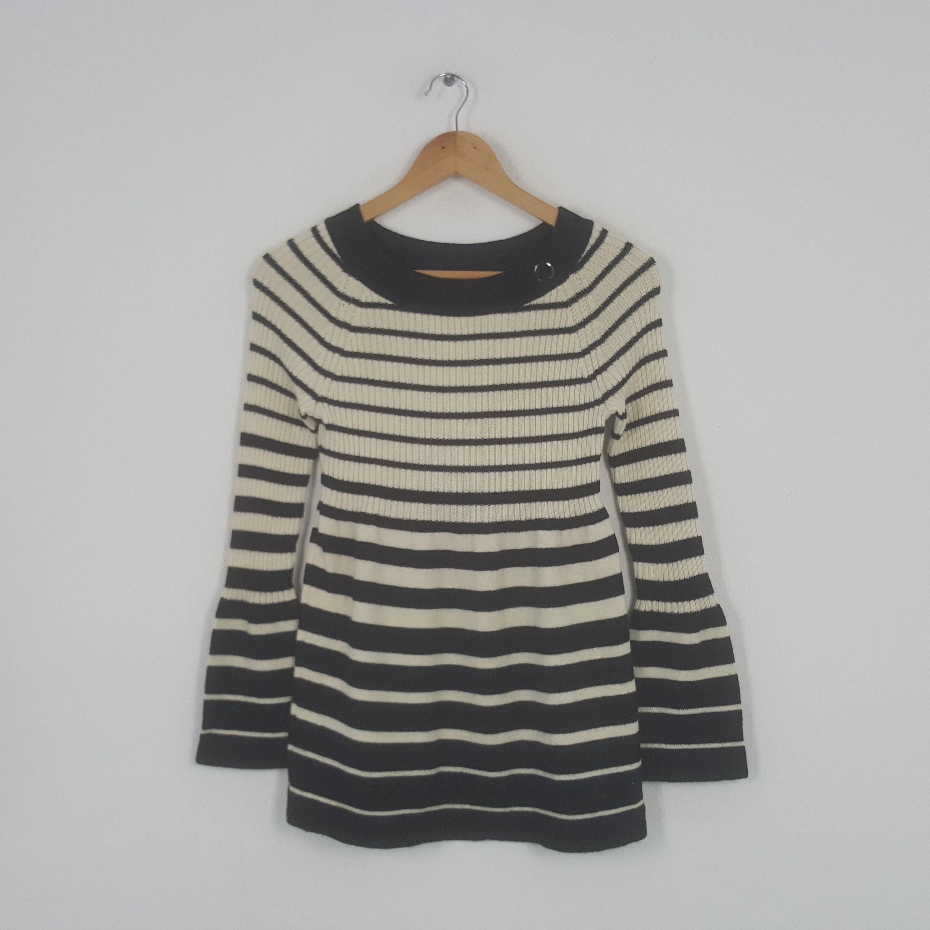 Burberry × Vintage Vintage Burberry London Striped Blouse Tshirt Size XXS / US 00 / IT 34 - 1 Thumbnail