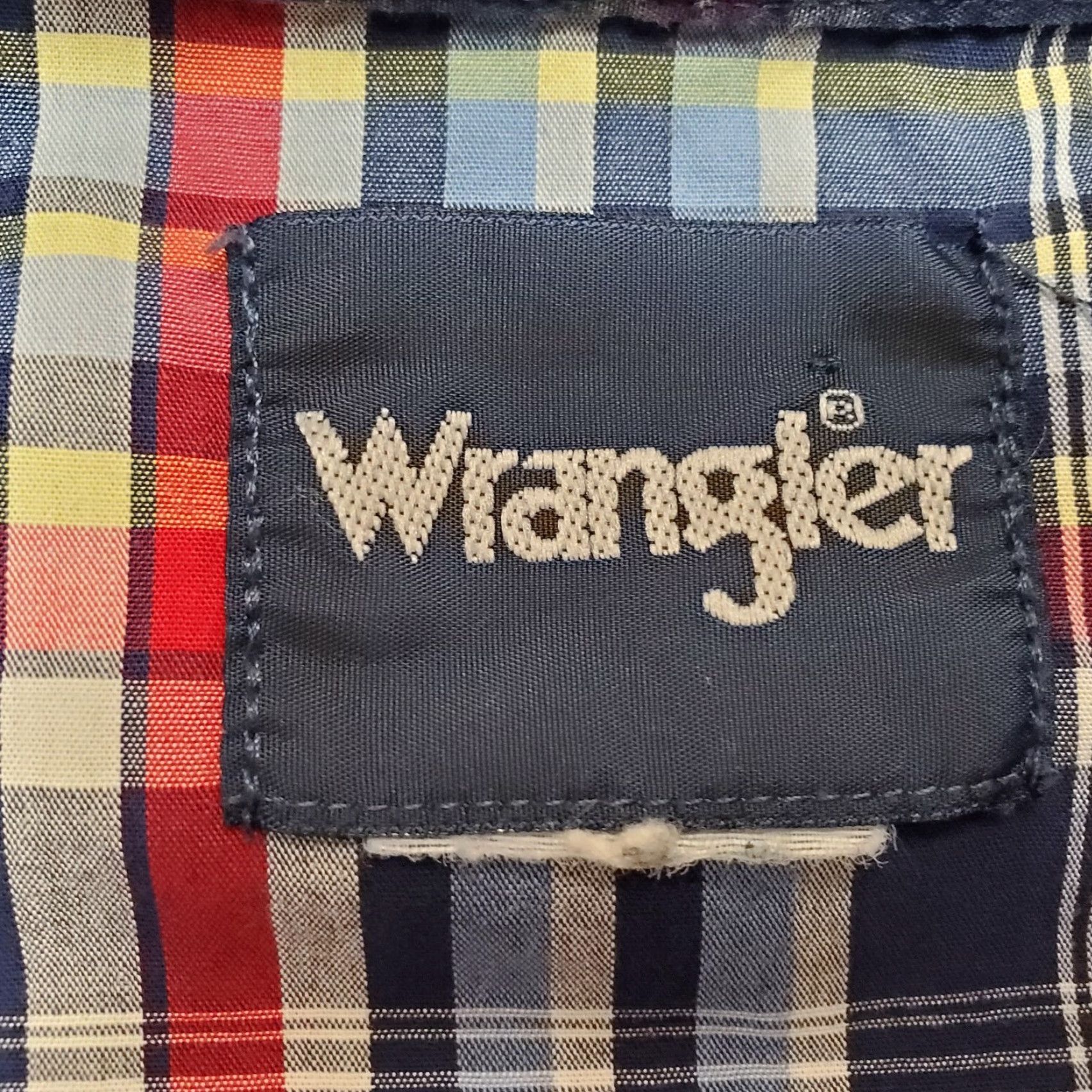 Wrangler Wrangler Shirt Men M Blue Red Plaid Pearl Snap Long Sleeve Western Casual Shirt Size US M / EU 48-50 / 2 - 5 Thumbnail