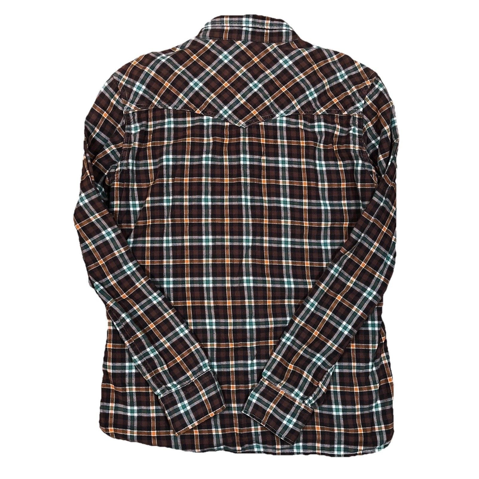 Remi Relief Golden State Remi Plaid Pearl Snap Shirt Fit Japan Western Size US S / EU 44-46 / 1 - 3 Thumbnail