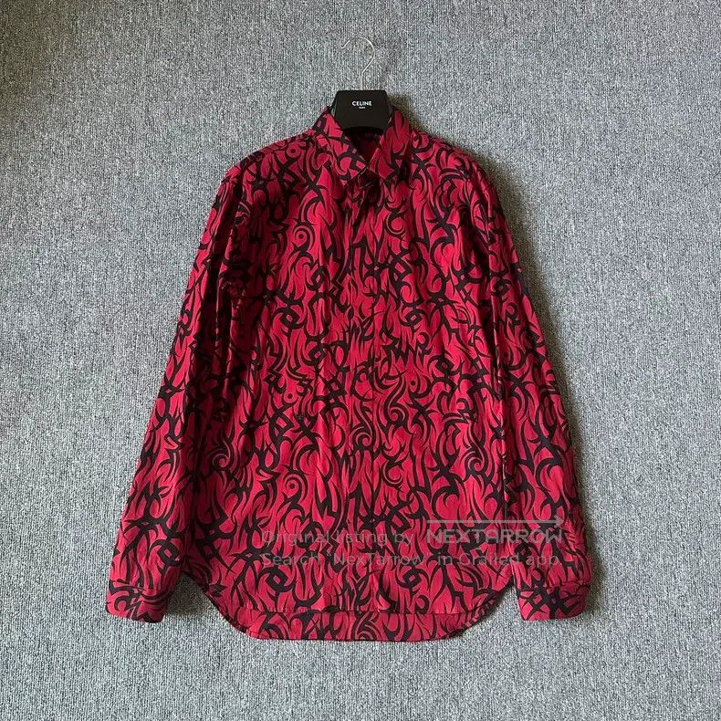 Dior Dior Size39 Dior Homme 18fw Black and Red Thorn Little Bee Size US XXS / EU 40 - 1 Thumbnail