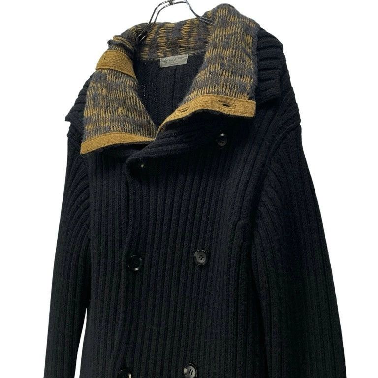 Yohji Yamamoto yohji yamamoto Pour Homme 14AW Layered-Breasted Cardigan Size US L / EU 52-54 / 3 - 6 Thumbnail