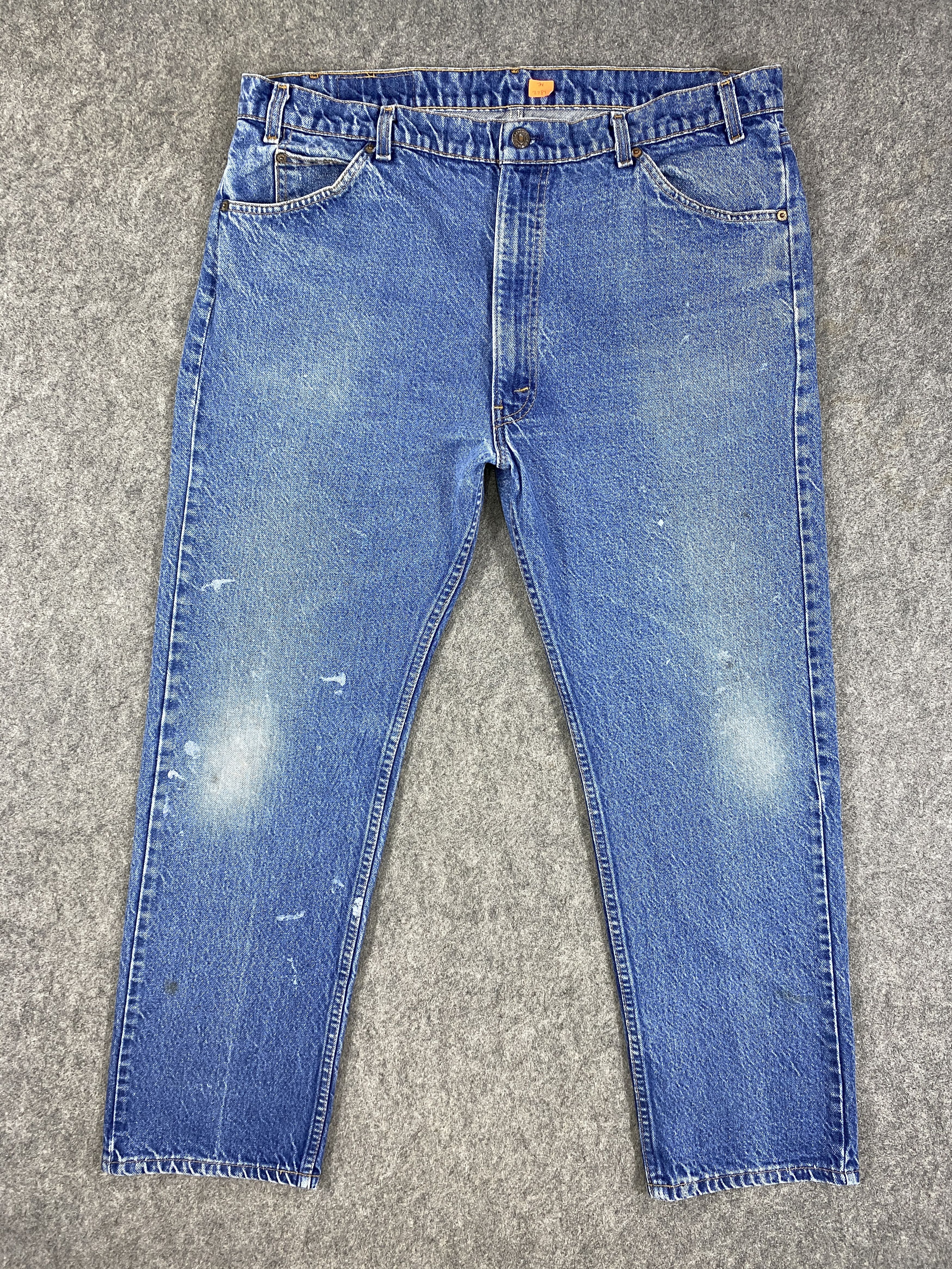 Vintage Blue Vintage Levi's Orange Tab Jeans 40x29 Denim -JN2281 Size US 40 / EU 56 - 1 Thumbnail