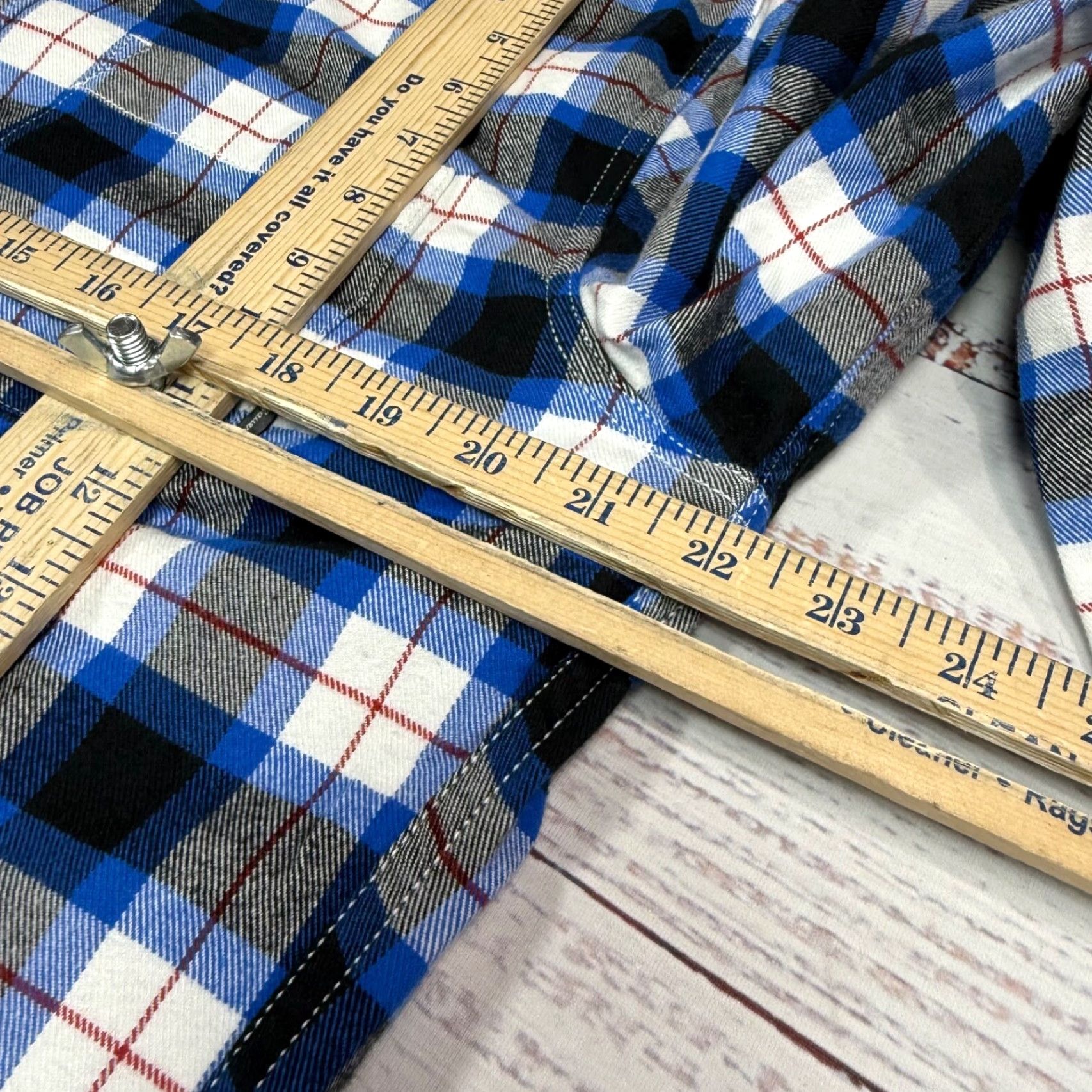 Eddie Bauer Eddie Bauer Mens Button-Up Flannel Shirt M Blue Plaid 100% Cotton Long Sleeve Regular Size Size US M / EU 48-50 / 2 - 3 Thumbnail