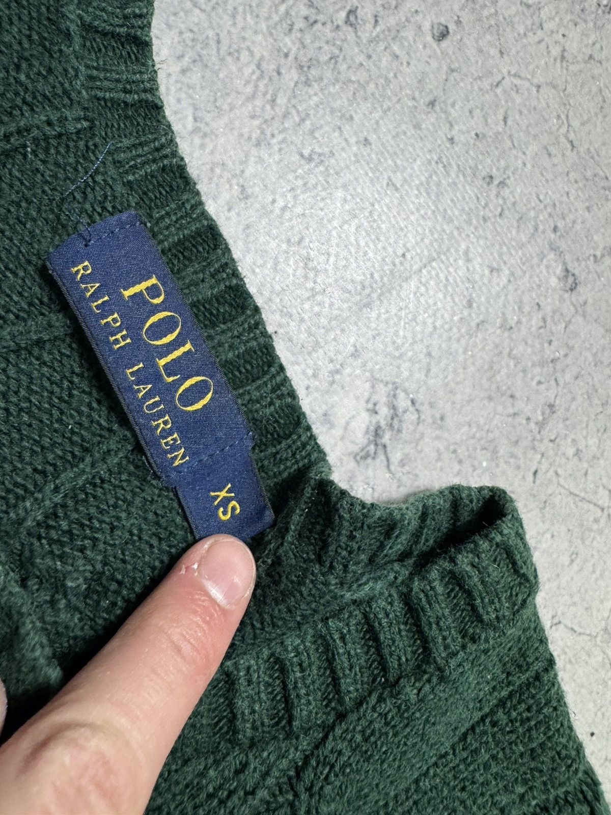 Polo Ralph Lauren Polo Ralph Lauren Cable Knitted Sweater Size XS Green Size US XS / EU 42 / 0 - 6 Thumbnail