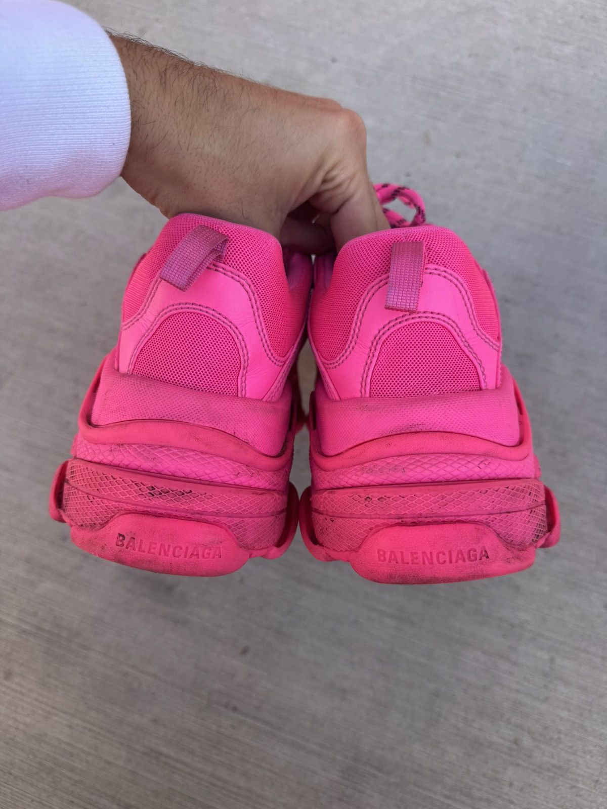 Balenciaga Balenciaga Triple S Hot Pink Clear Sole Size 42 EU / 9 US Size US 9 / EU 42 - 4 Thumbnail