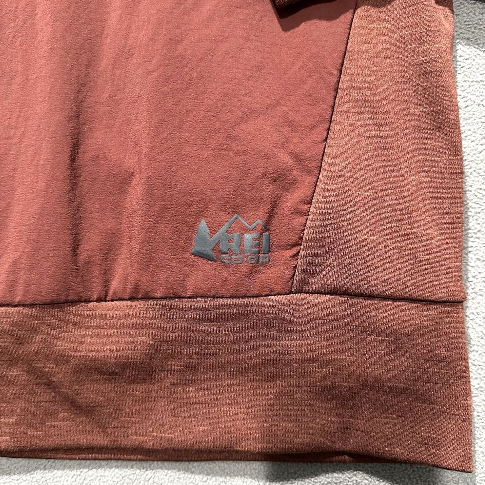 Vintage REI Co-Op Orange Swiftland Insulated Mid Layer Women M Pockets Run/Travel Lightweight Breathable All Seasons Mock Neck Pullover Size M Womens Size M / US 6-8 / IT 42-44 - 7 Thumbnail