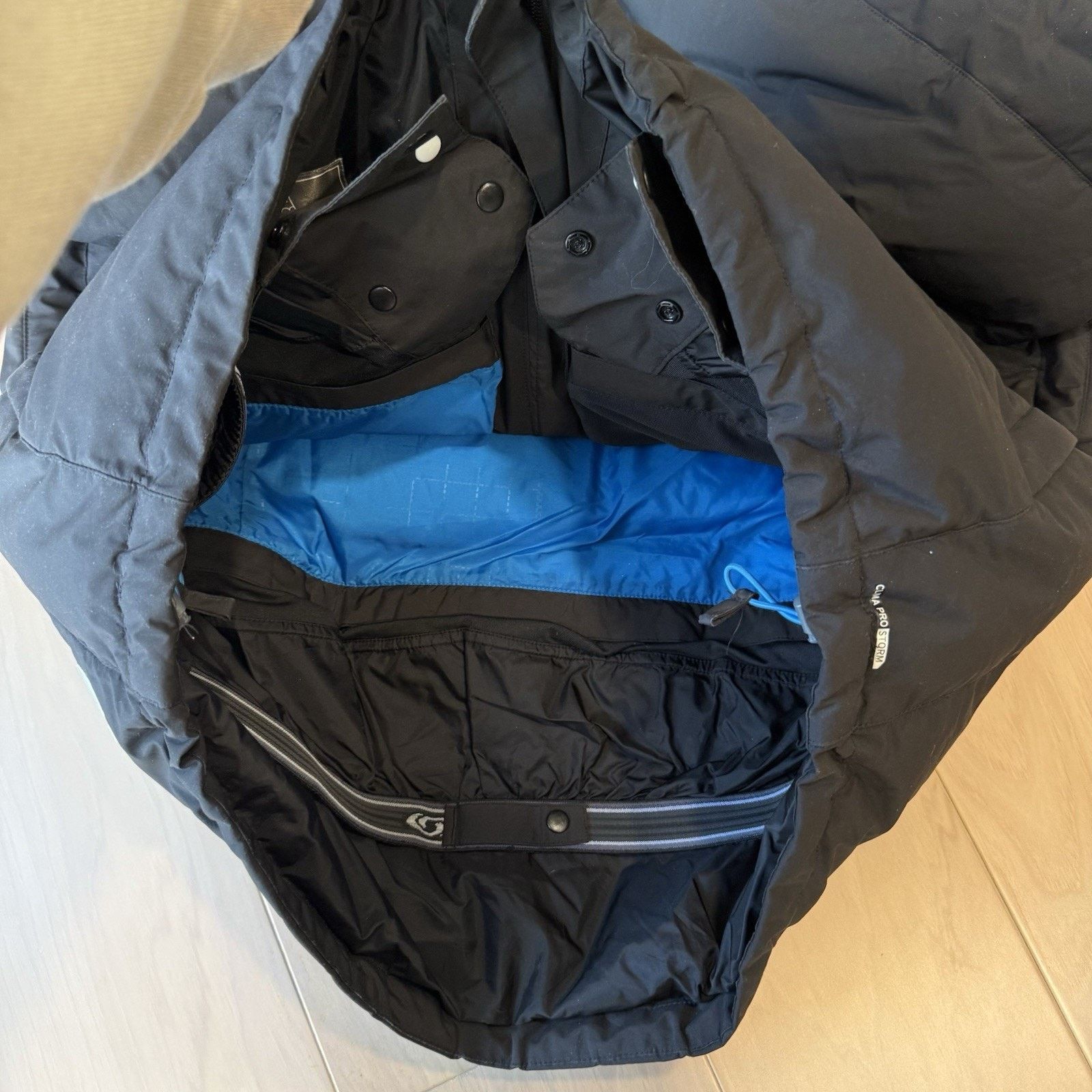 Salomon Salomon Clima Pro Storm Jacket Black Full Zip Puffer Winter Size US XL / EU 56 / 4 - 7 Thumbnail