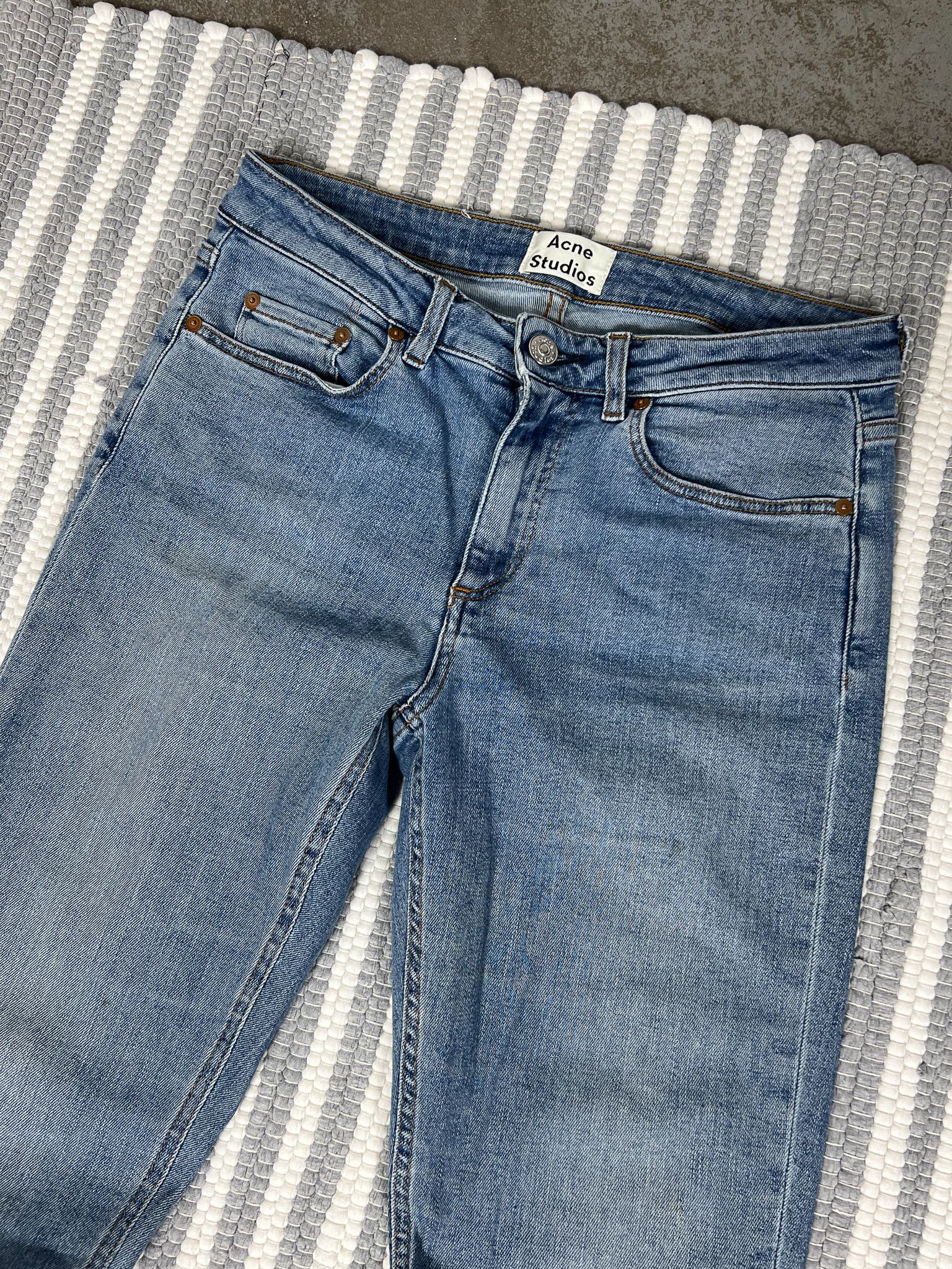 Acne Studios Acne Studios Blue Denim Skinny Jeans Pants Size 27" / US 4 / IT 40 - 3 Thumbnail