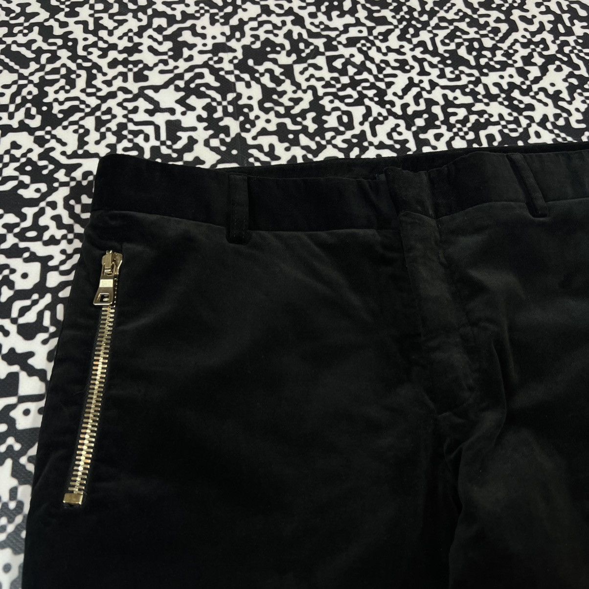 Balmain BALMAIN Velour Casual Luxury Pants Y2K Style Size 29" - 5 Thumbnail