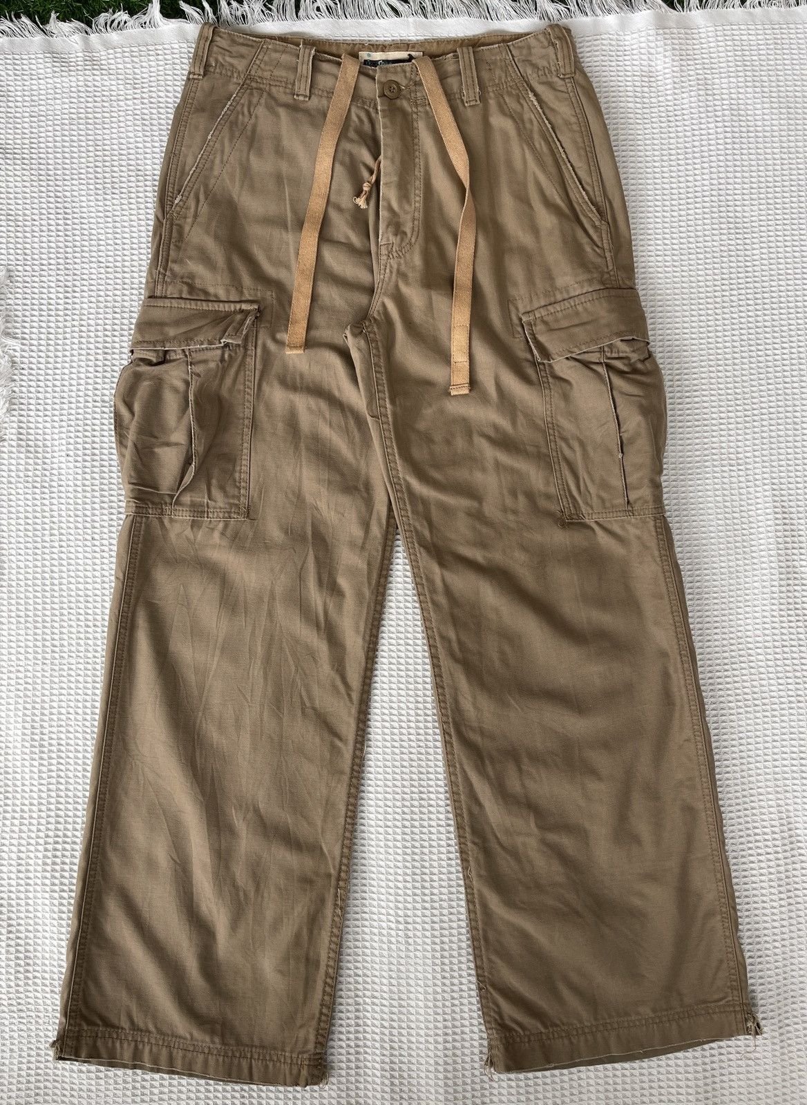 Vintage’90s🔥HCO1922🔥Distressed Baggy Cargo Pants