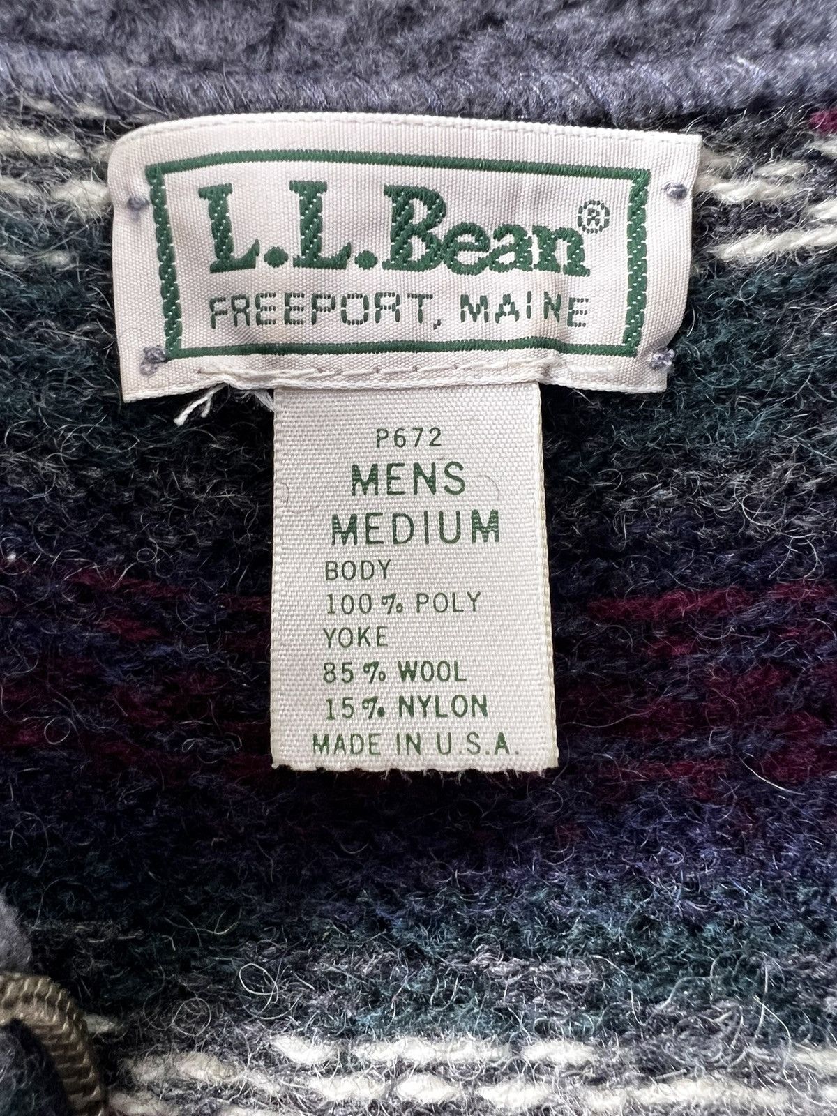 L.L. Bean Vintage L.L Bean fleece outdoor chimayo design Size US M / EU 48-50 / 2 - 7 Thumbnail