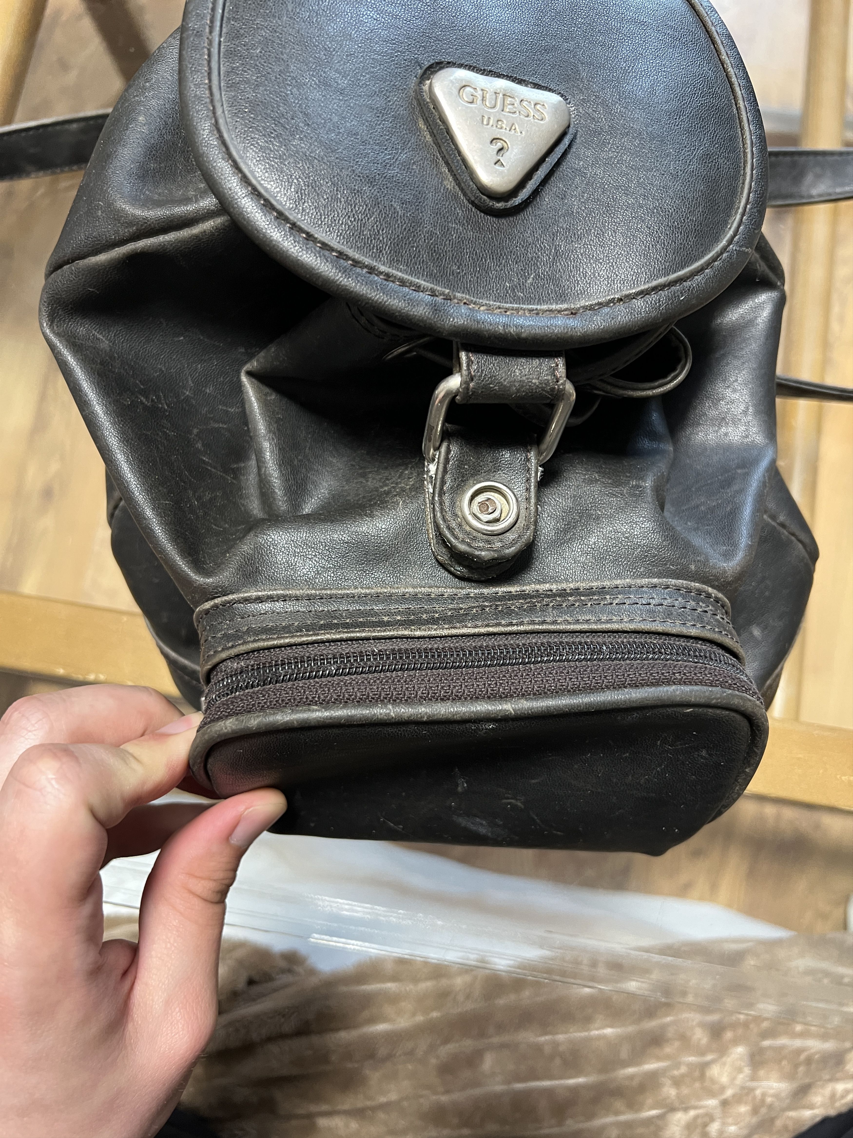 Guess Guess Vintage Leather Mini Bag Size ONE SIZE - 7 Thumbnail
