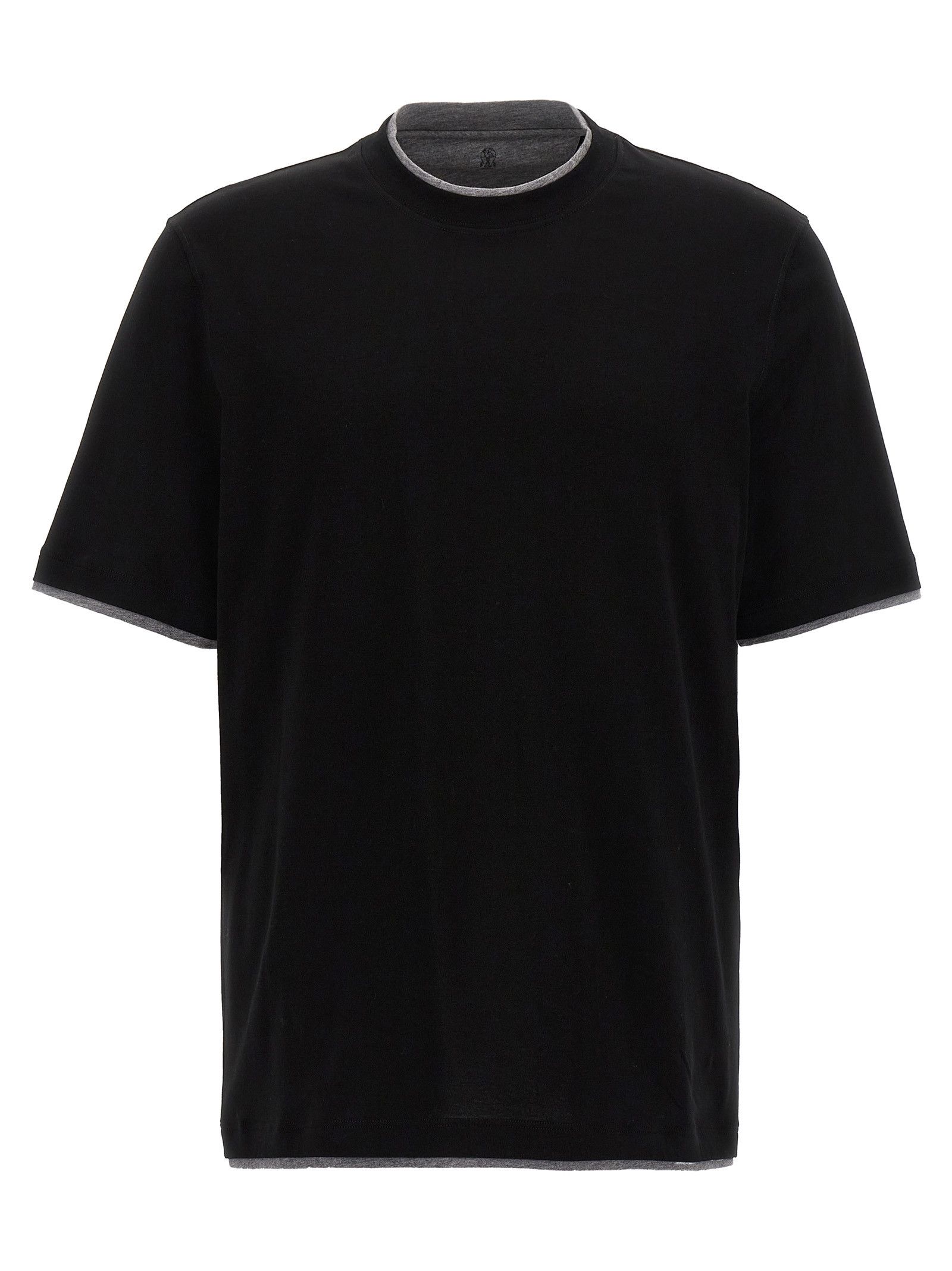 Brunello Cucinelli Double hem t-shirt Size US L / EU 52-54 / 3 - 1 Thumbnail