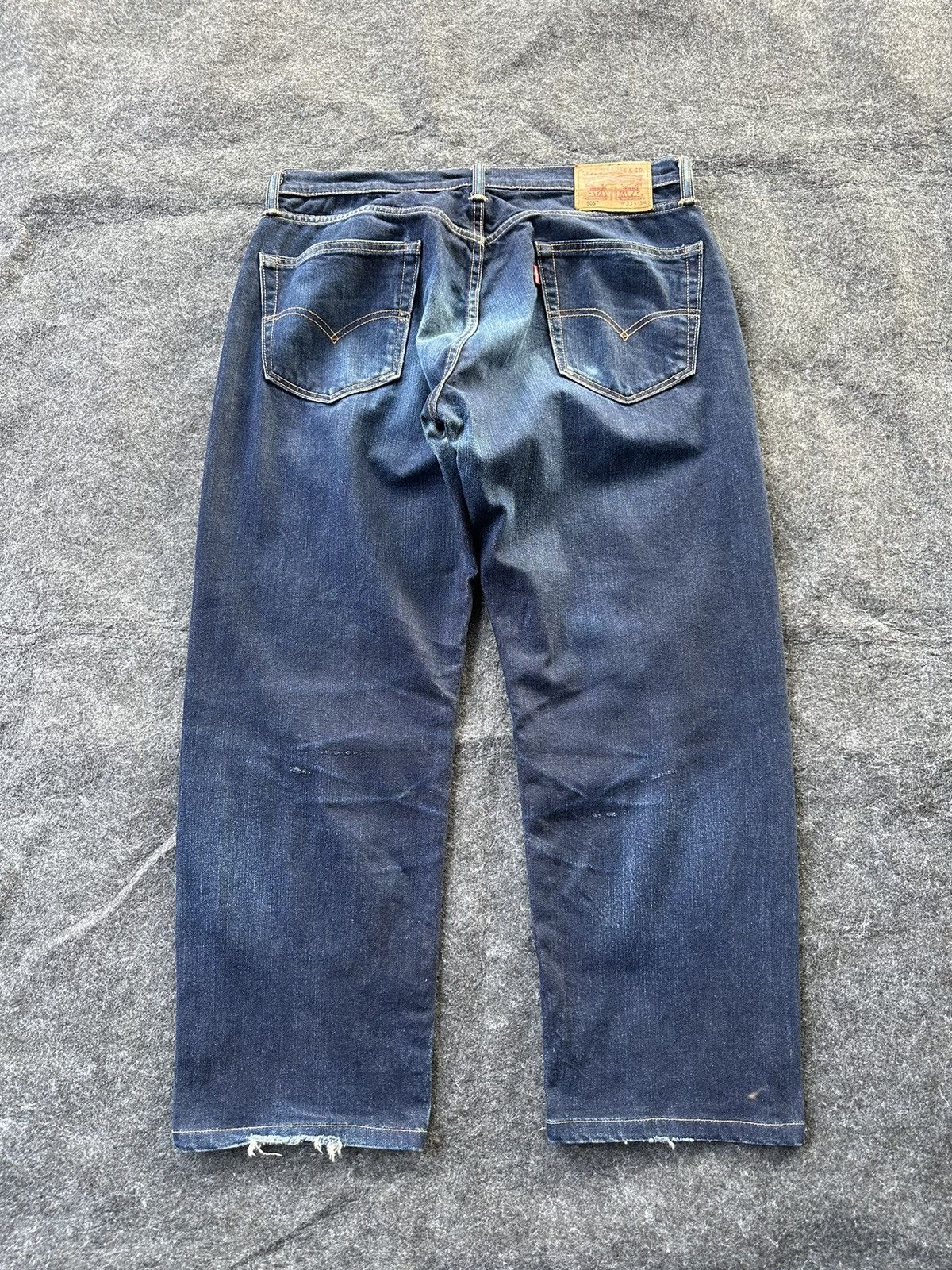 JNCO × Levi's × Levi's Vintage Clothing Vintage Levi’s 505 Baggy Crop Denim D324 Size US 33 - 6 Thumbnail