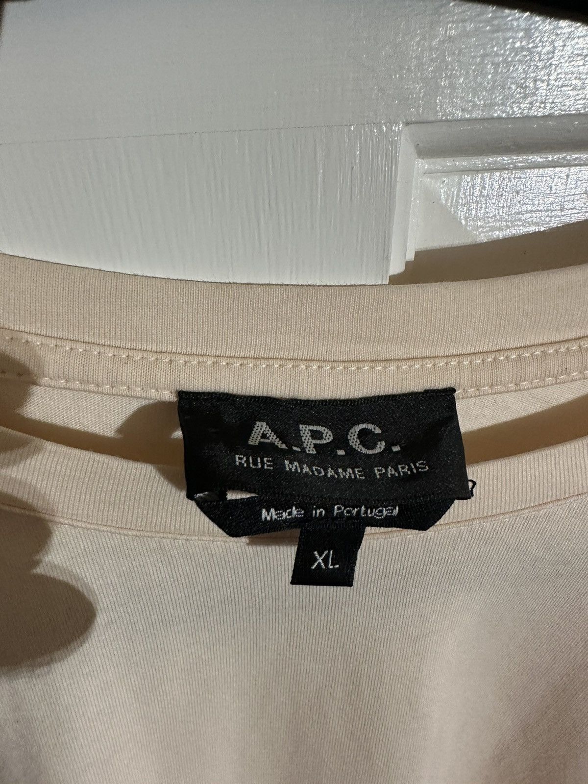 A.P.C. Light Pink APC T Shirt Size US XL / EU 56 / 4 - 3 Thumbnail