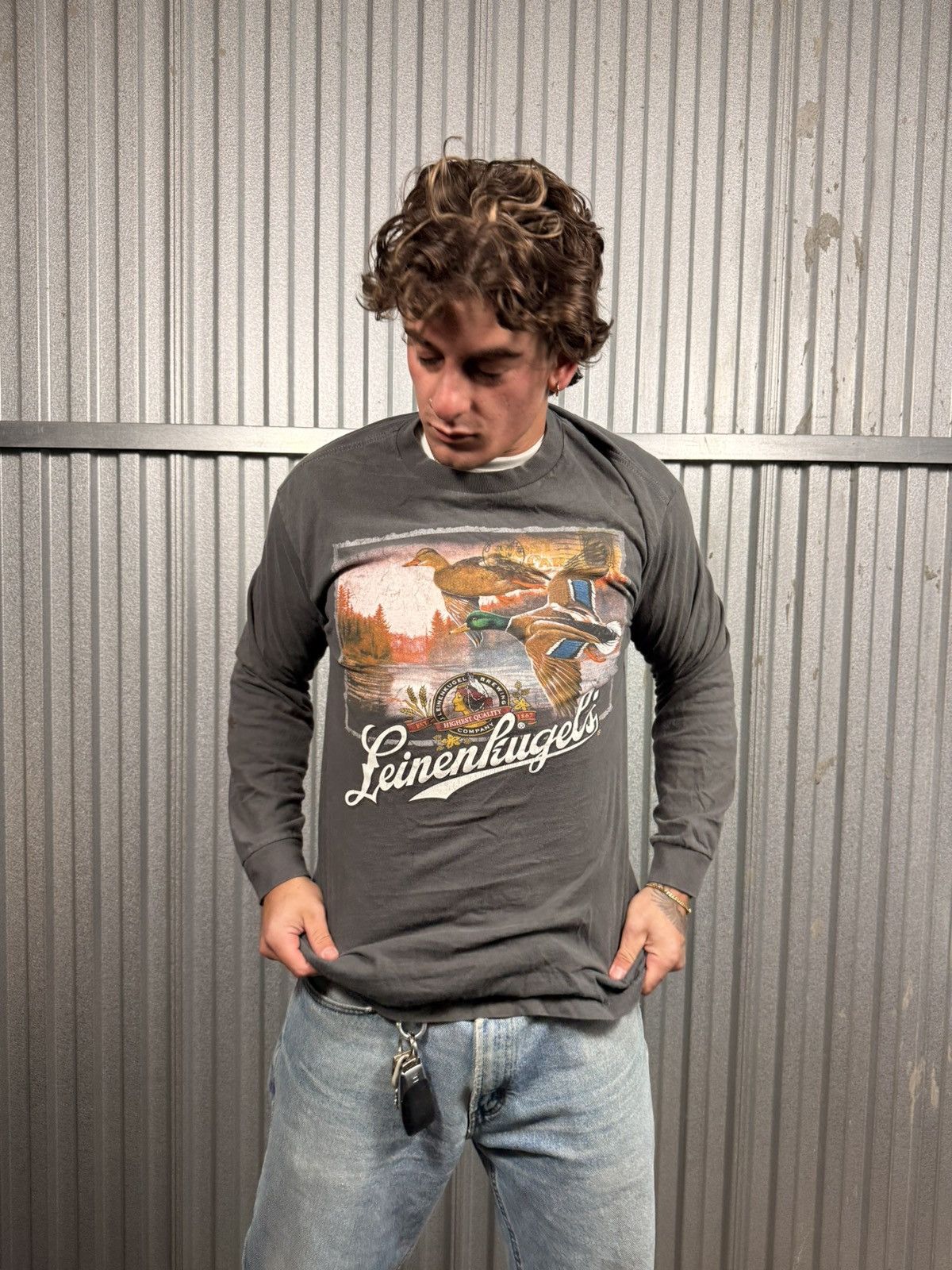 Other Vintage Lein Beer Brewing Western Longsleeve Shirt Country Size US M / EU 48-50 / 2 - 2 Thumbnail