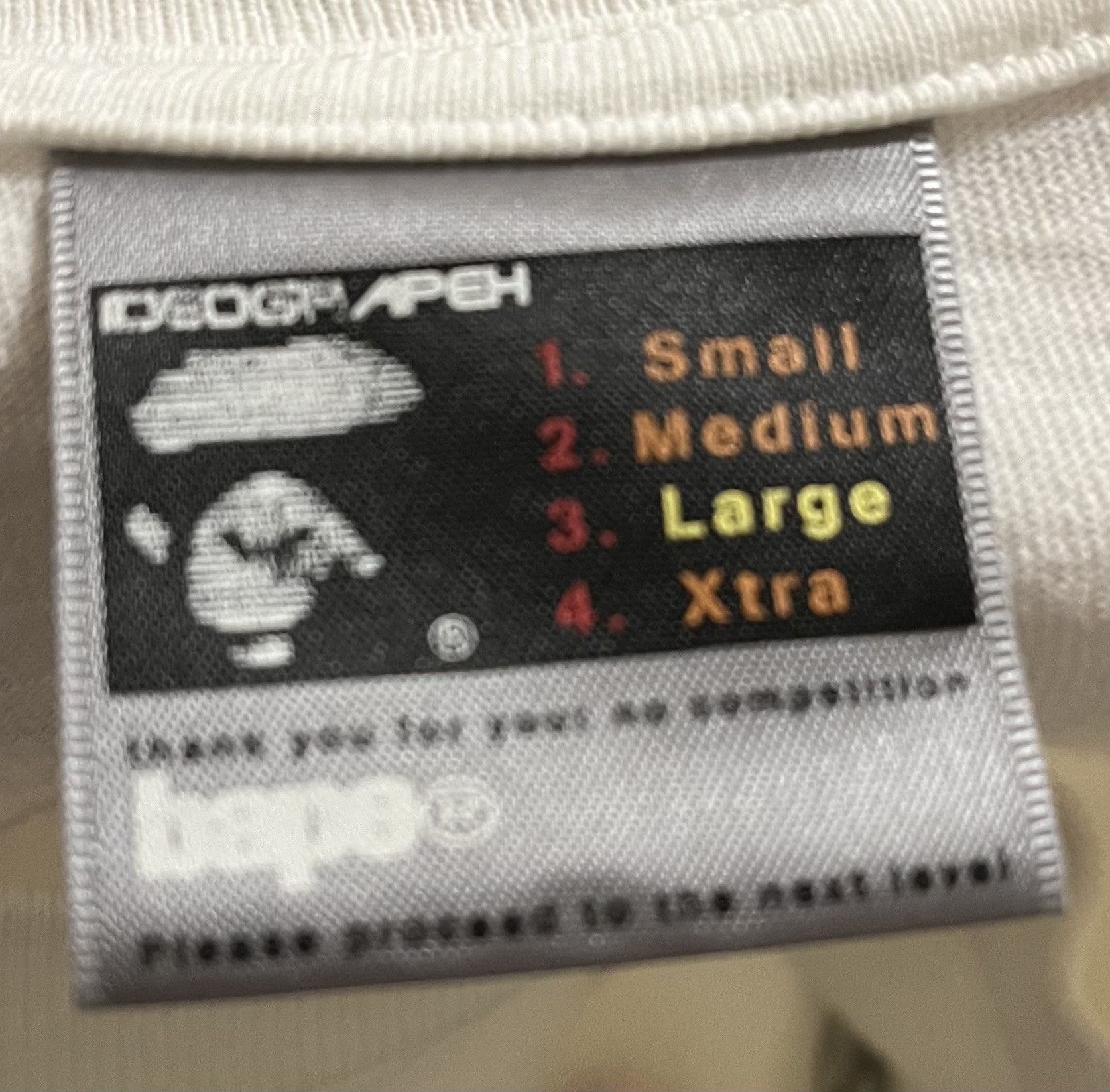 Bape Bape camo logo tee shirt Size US L / EU 52-54 / 3 - 4 Thumbnail