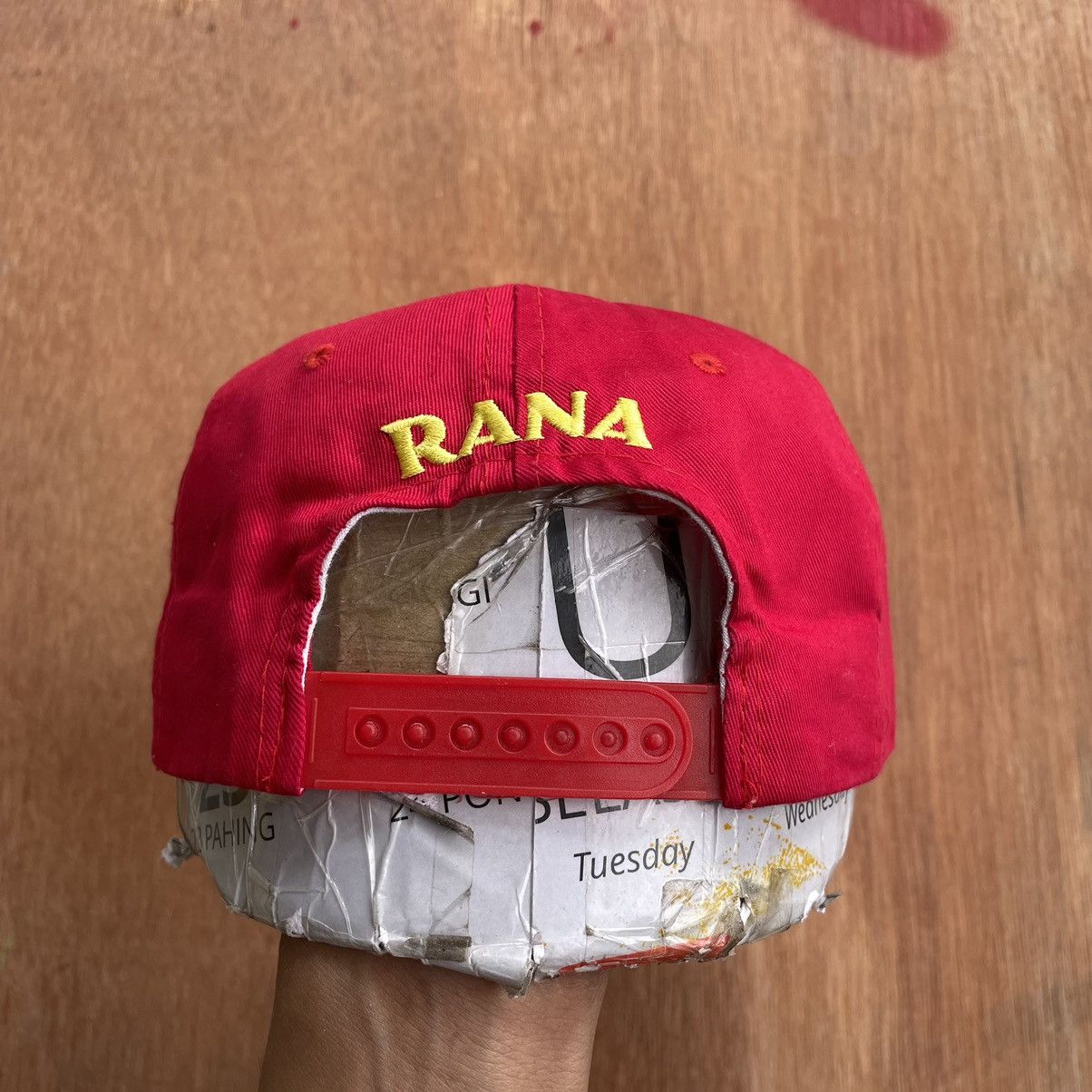 00s Frog red dad hat