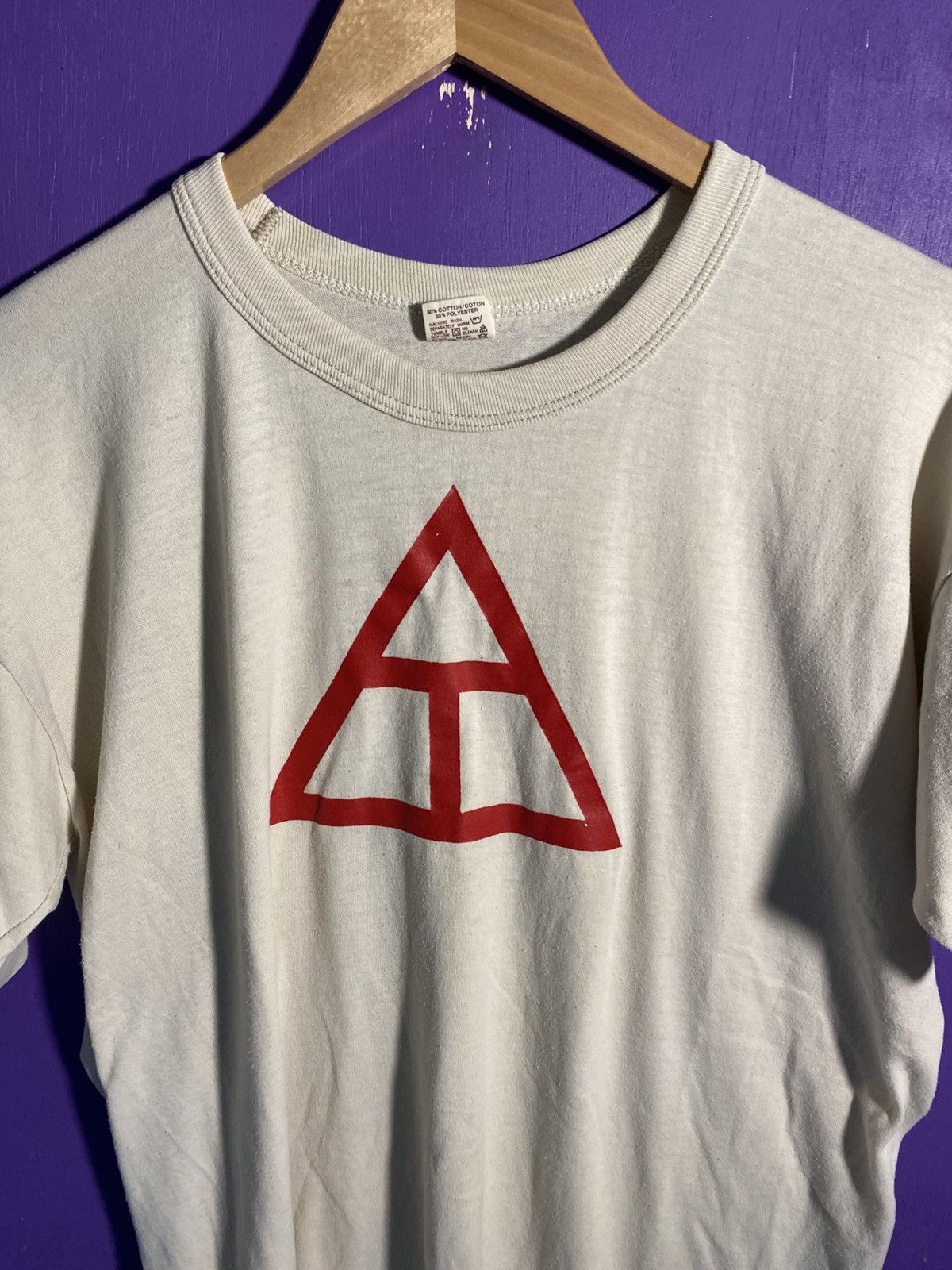Other Vintage 70s Russell triangle logo t-shirt Size US L / EU 52-54 / 3 - 3 Thumbnail