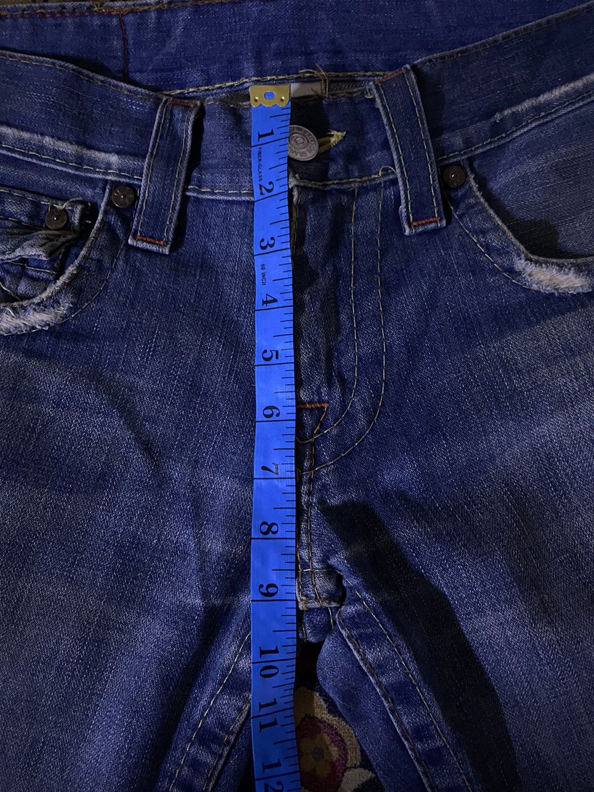 Jean × True Religion 🔥FLARE🔥TRUE RELIGION Flare Distressed Denim Size US 33 - 18 Thumbnail
