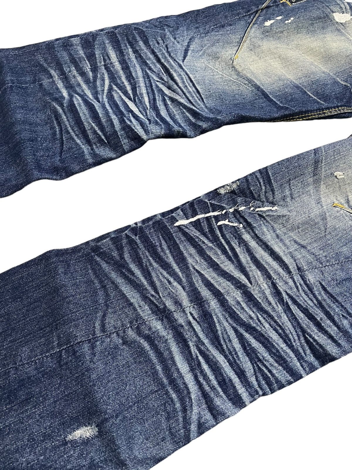 HIDEAWAYS × Hysteric Glamour Hideaway Nicole Muddy Wash Heavy Whiskers Flared Jeans Size US 30 / EU 46 - 8 Thumbnail