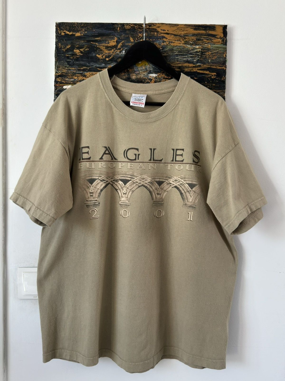 Band Tees × Vintage Vintage 2001 The Eagles European Tour Graphic Band Tee Size US XL / EU 56 / 4 - 2 Thumbnail
