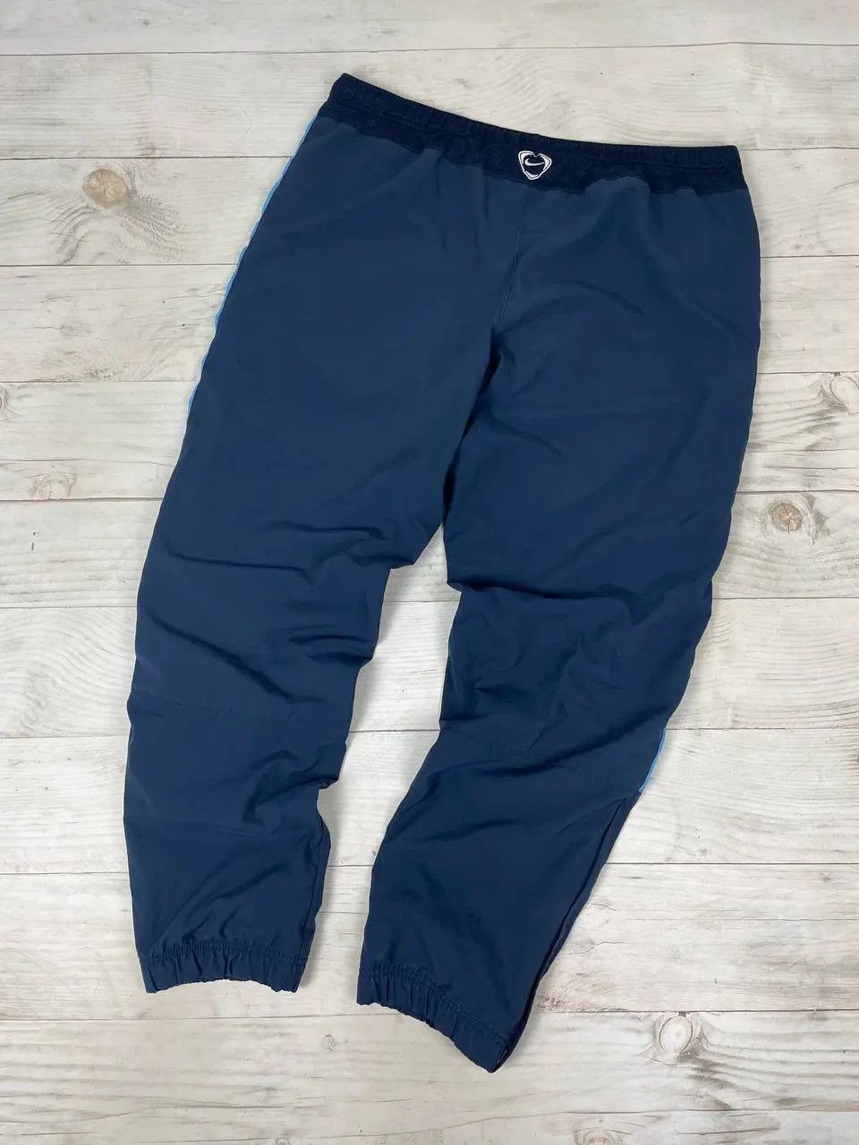 Nike Vintage Nike Track Pants 00s Striped Nylon Swoosh Y2K Size US 36 / EU 52 - 8 Thumbnail