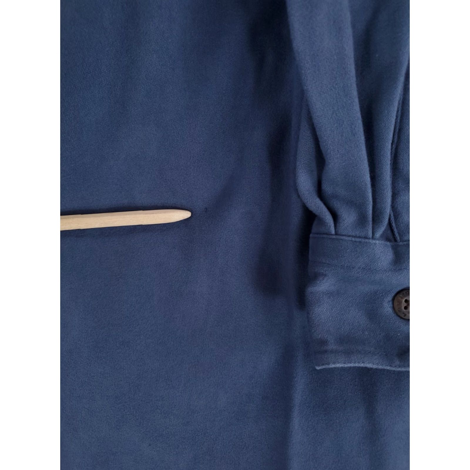 Levi's VINTAGE Levi's Button-Up Shirt Jacket Shacket Blue Long Sleeve Mens M Size US M / EU 48-50 / 2 - 2 Thumbnail