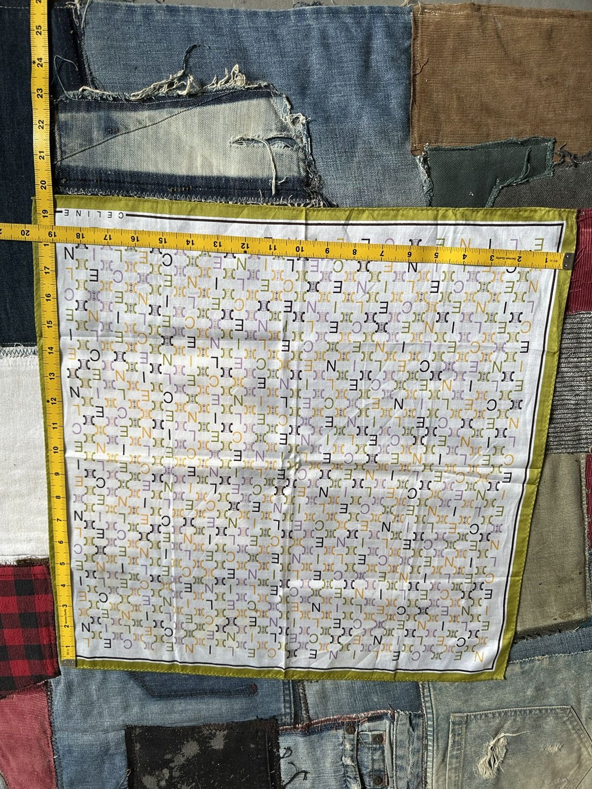 Vintage Vintage Celine Handkerchief/ Neckerchief/ Bandana Size ONE SIZE - 18 Thumbnail